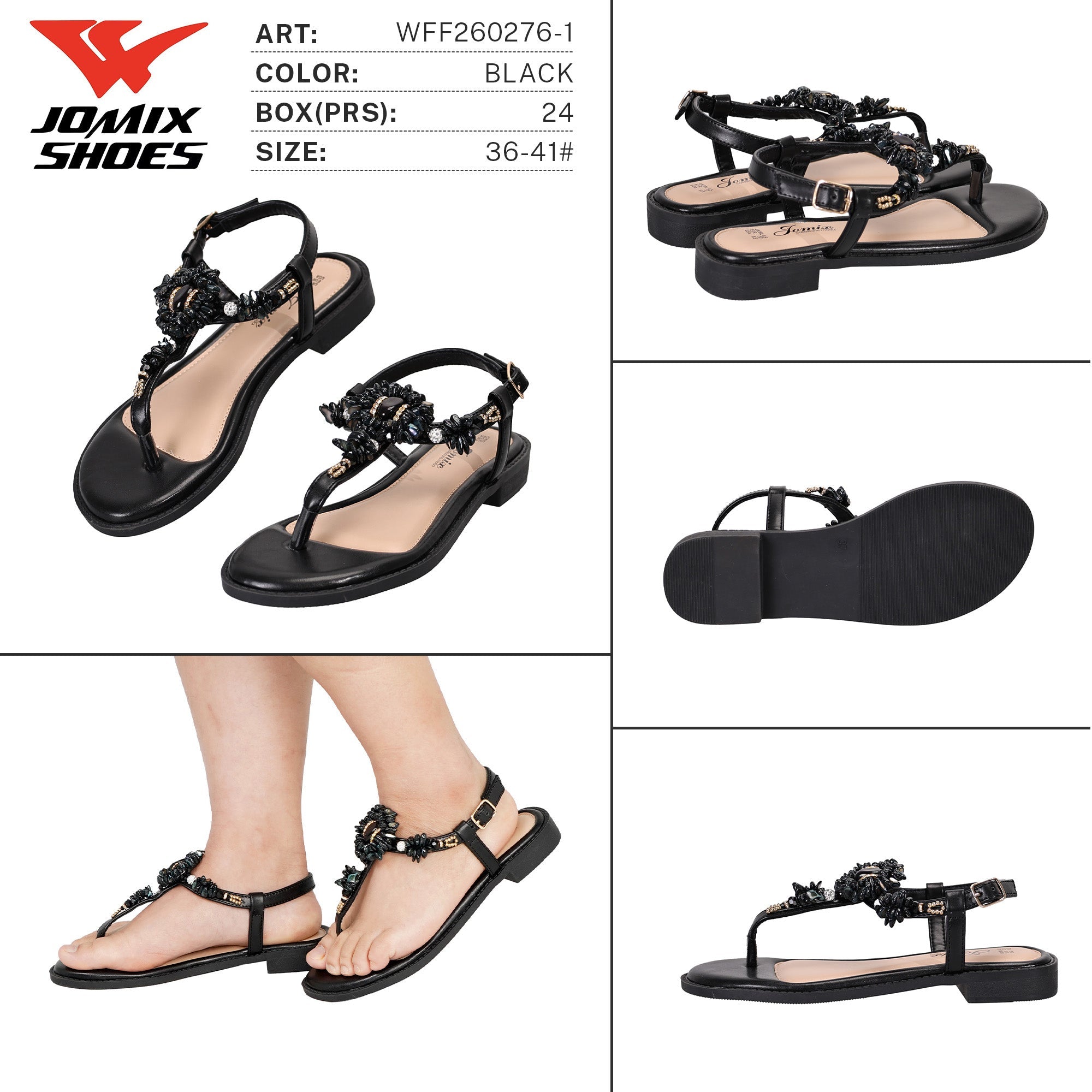Sandali da Donna WFF260276-1 - Fornitura all'ingrosso di Sandali Donna da Jomix Shoes B2B