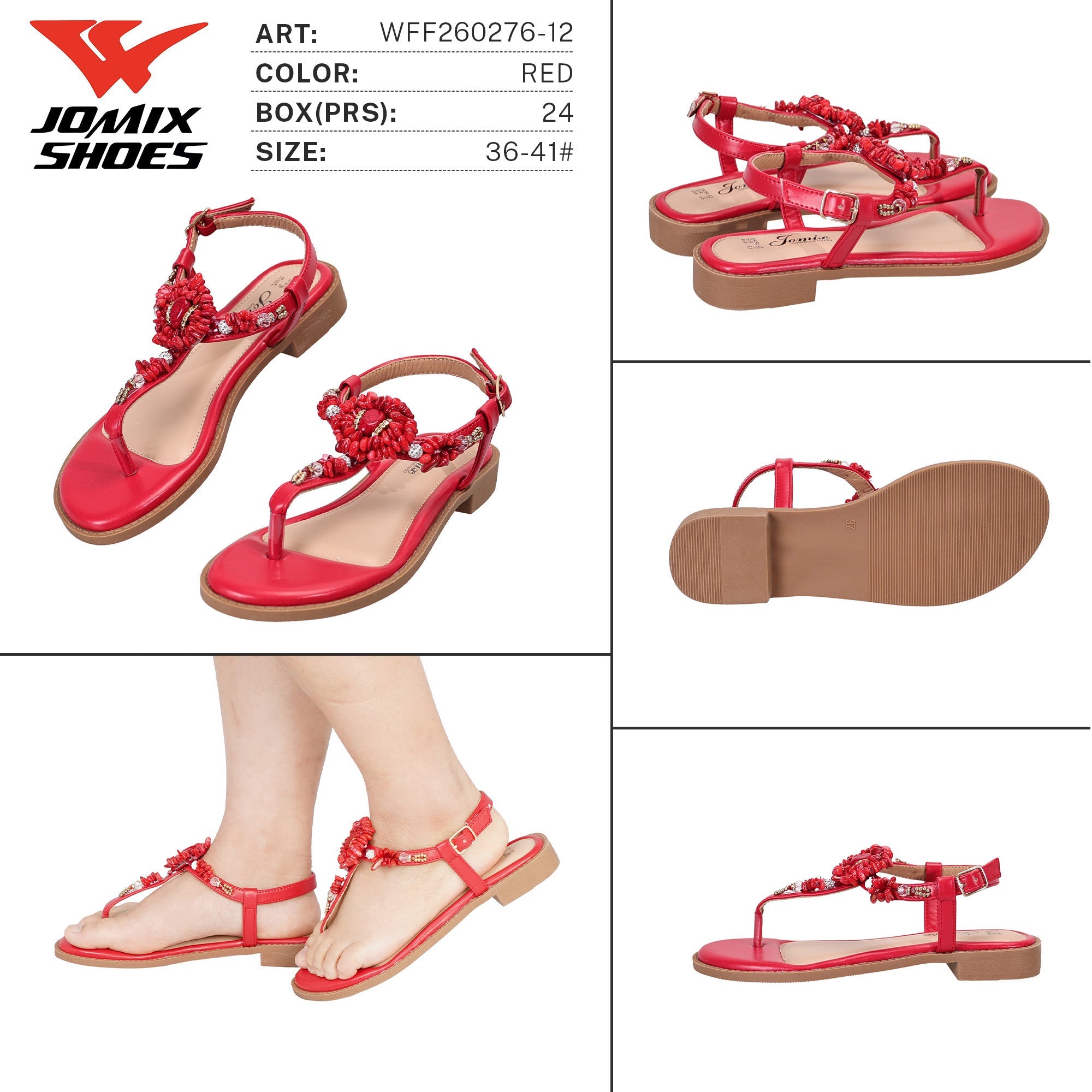 Sandali da Donna WFF260276-12 - Fornitura all'ingrosso di Sandali Donna da Jomix Shoes B2B