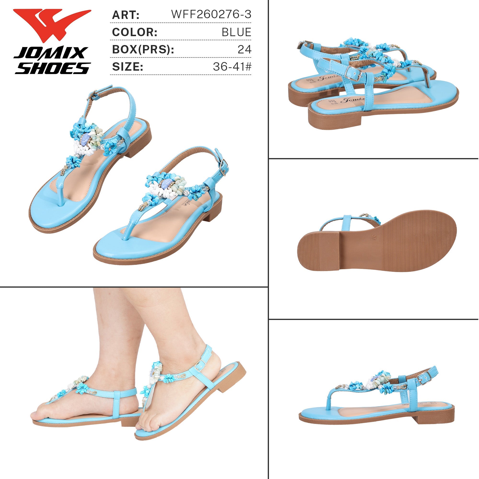 Sandali da Donna WFF260276-3 - Fornitura all'ingrosso di Sandali Donna da Jomix Shoes B2B