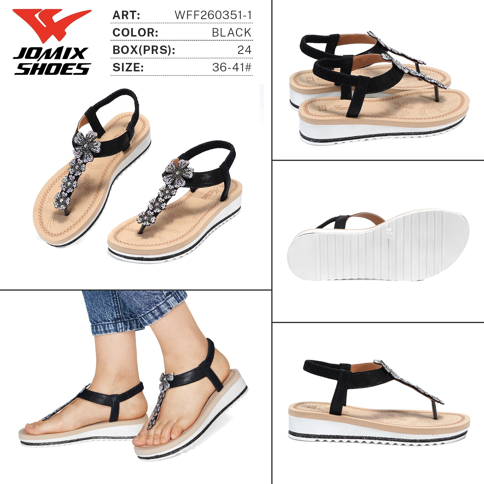 Sandali da Donna WFF260351 - 1 - Fornitura all'ingrosso di Sandali Donna da Jomix Shoes B2B