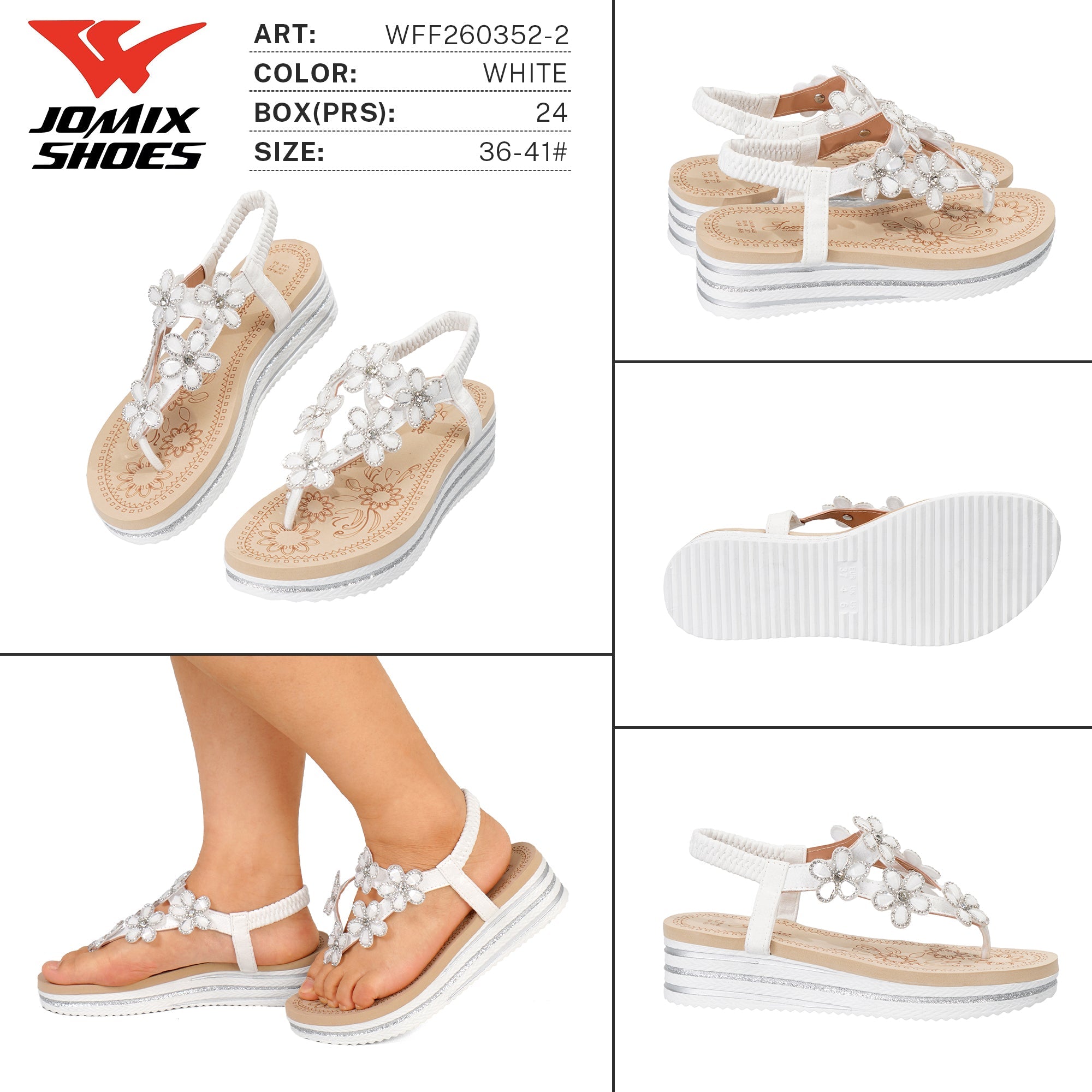 Sandali da Donna WFF260352 - 2 - Fornitura all'ingrosso di Sandali Donna da Jomix Shoes B2B