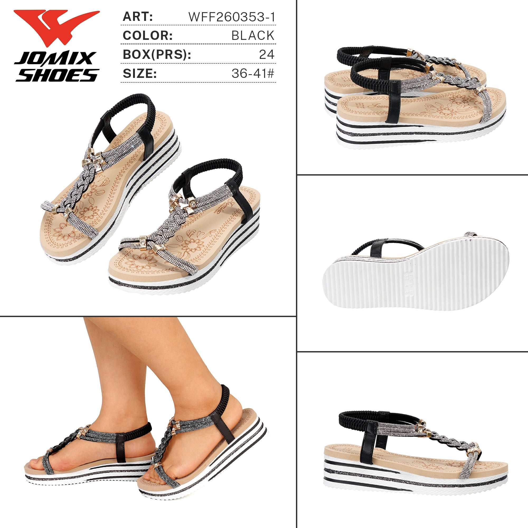 Sandali da Donna WFF260353 - 1 - Fornitura all'ingrosso di Sandali Donna da Jomix Shoes B2B
