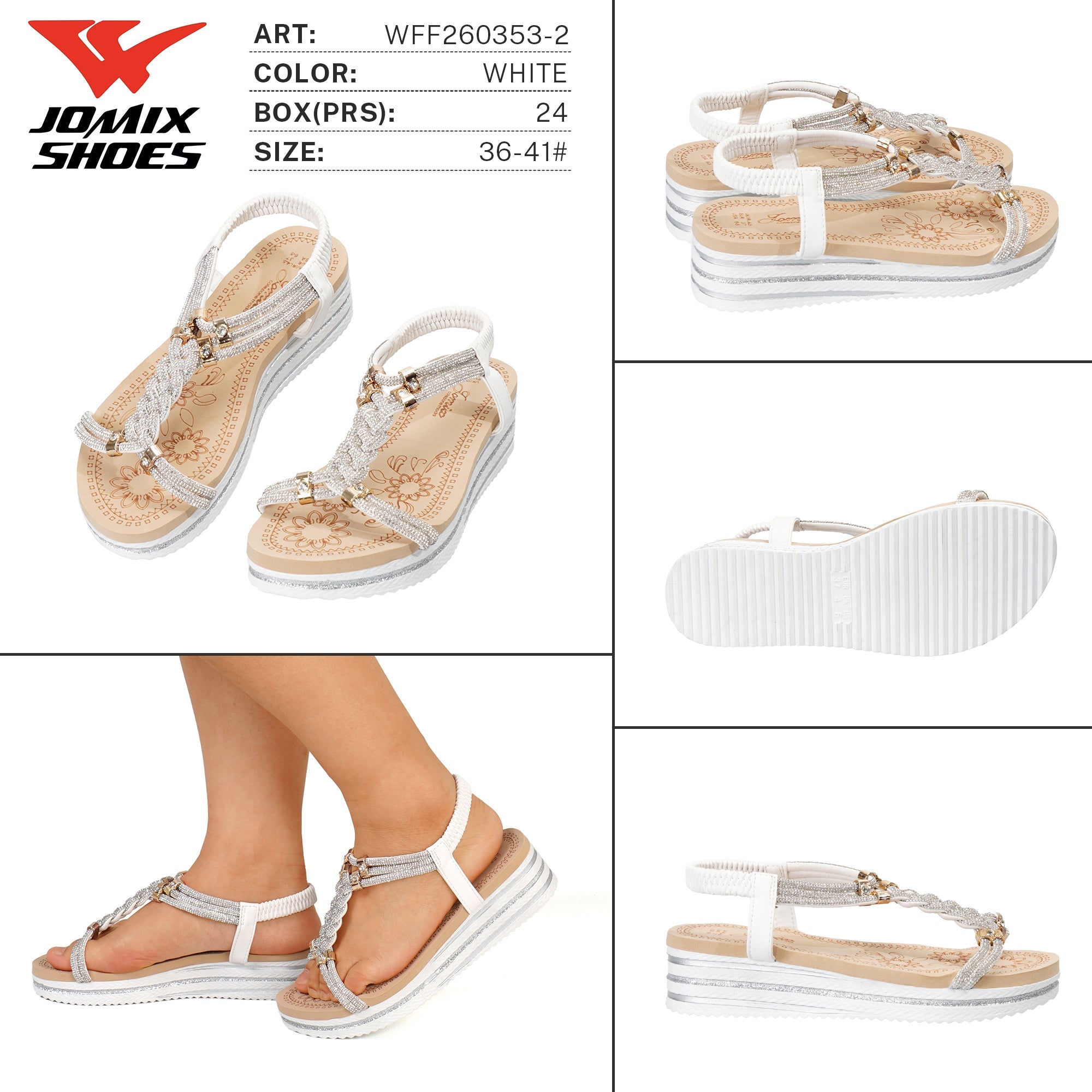 Sandali da Donna WFF260353 - 2 - Fornitura all'ingrosso di Sandali Donna da Jomix Shoes B2B