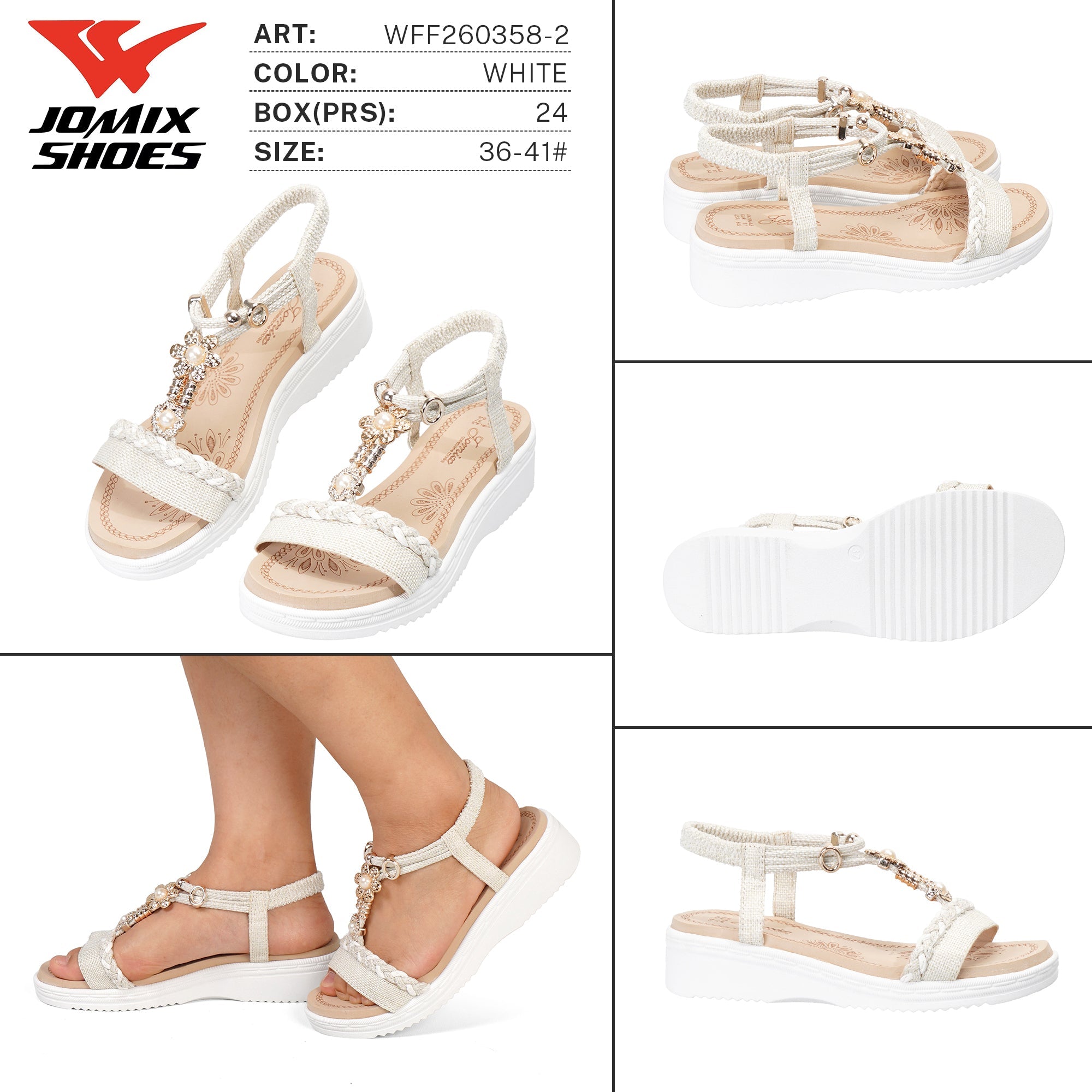 Sandali da Donna WFF260358 - 2 - Fornitura all'ingrosso di Sandali Donna da Jomix Shoes B2B