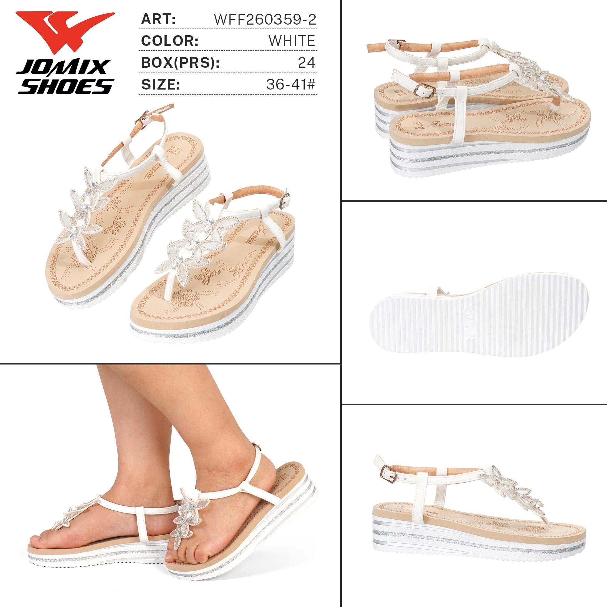 Sandali da Donna WFF260359 - 2 - Fornitura all'ingrosso di Sandali Donna da Jomix Shoes B2B