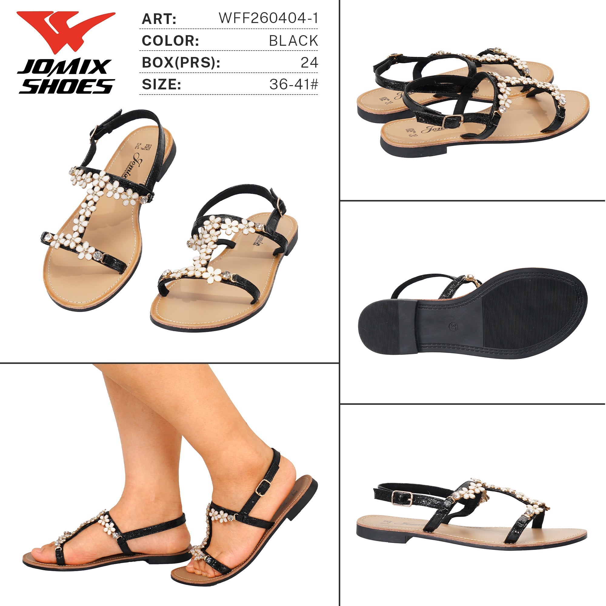 Sandali da Donna WFF260404 - 1 - Fornitura all'ingrosso di Sandali Donna da Jomix Shoes B2B