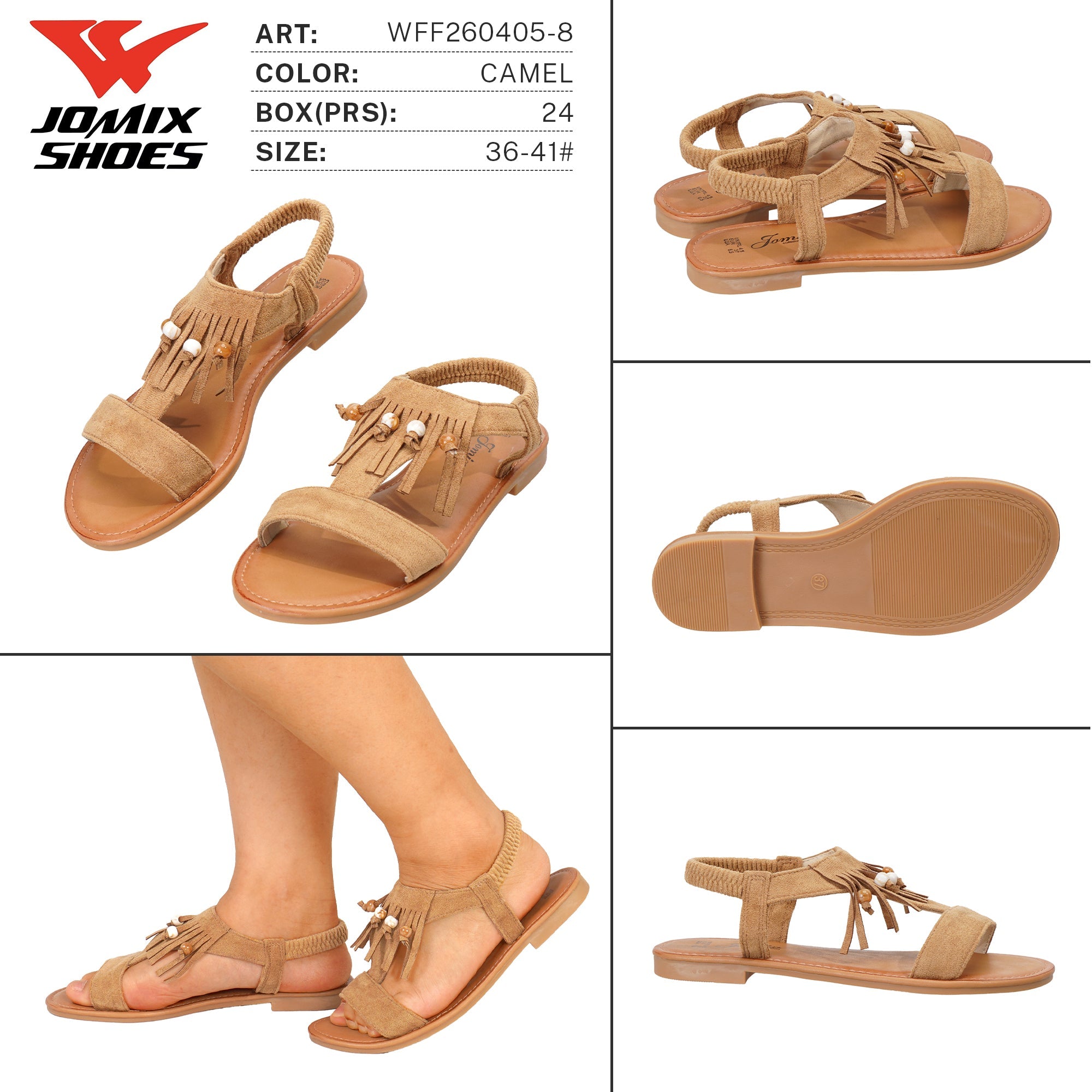 Sandali da Donna WFF260405 - 8 - Fornitura all'ingrosso di Sandali Donna da Jomix Shoes B2B