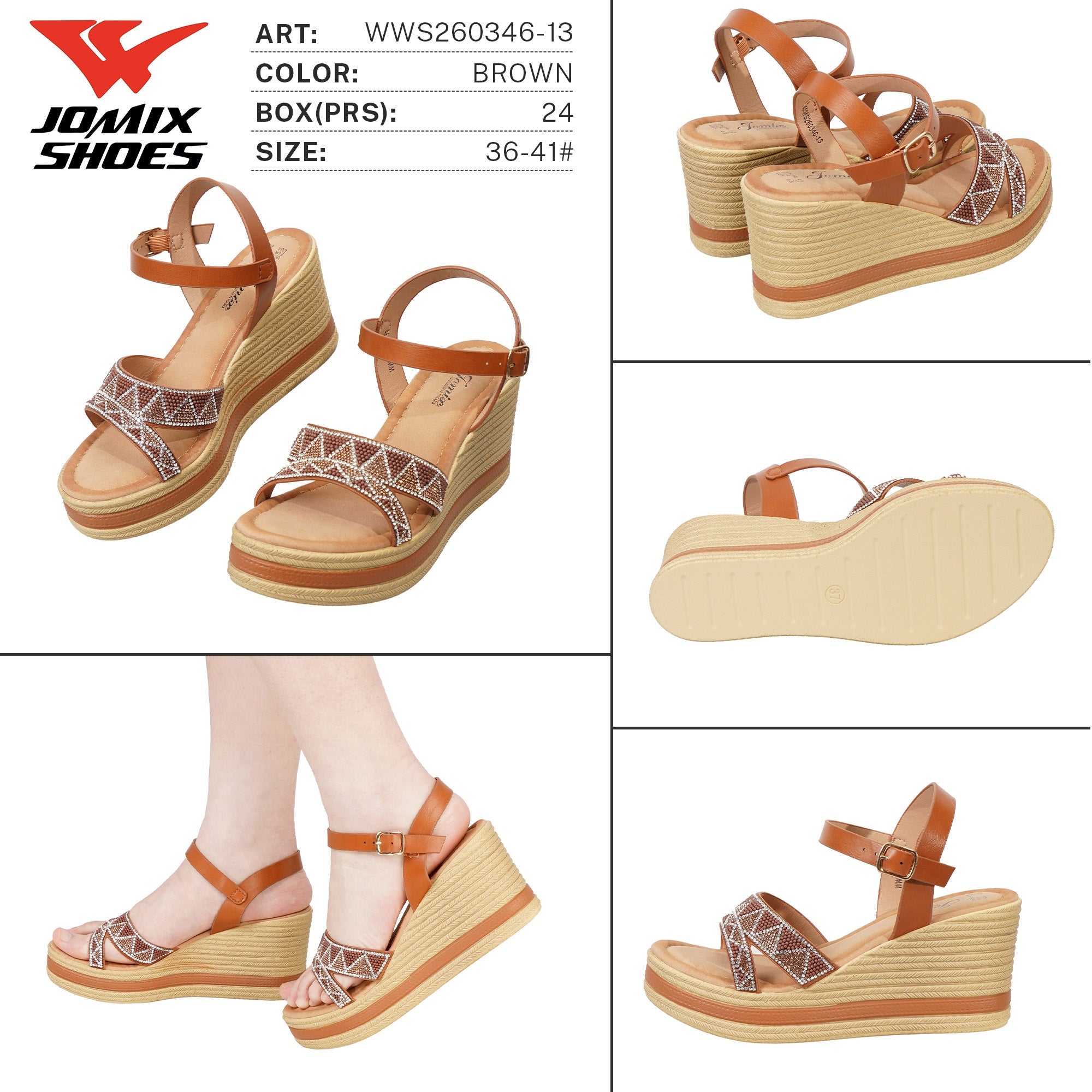 Sandali da Donna WWS260346-13 - Fornitura all'ingrosso di Sandali Donna da Jomix Shoes B2B