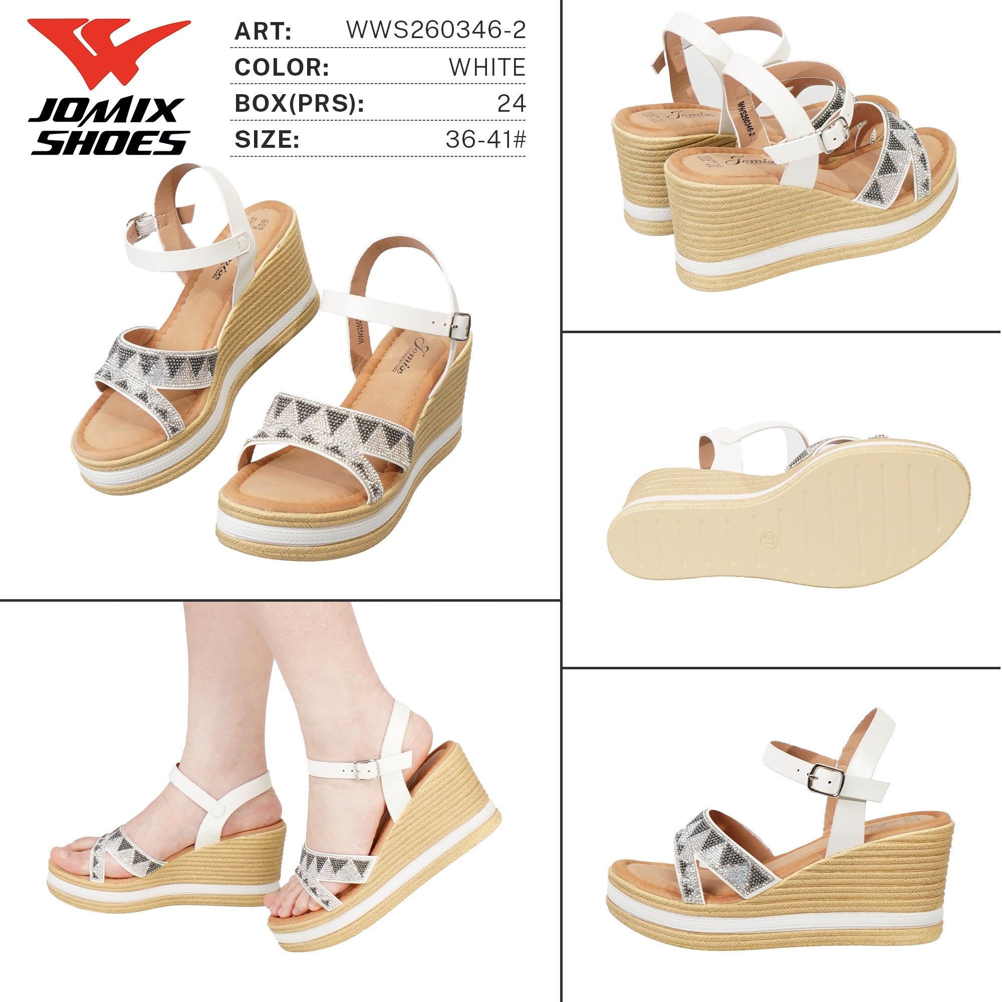 Sandali da Donna WWS260346-2 - Fornitura all'ingrosso di Sandali Donna da Jomix Shoes B2B