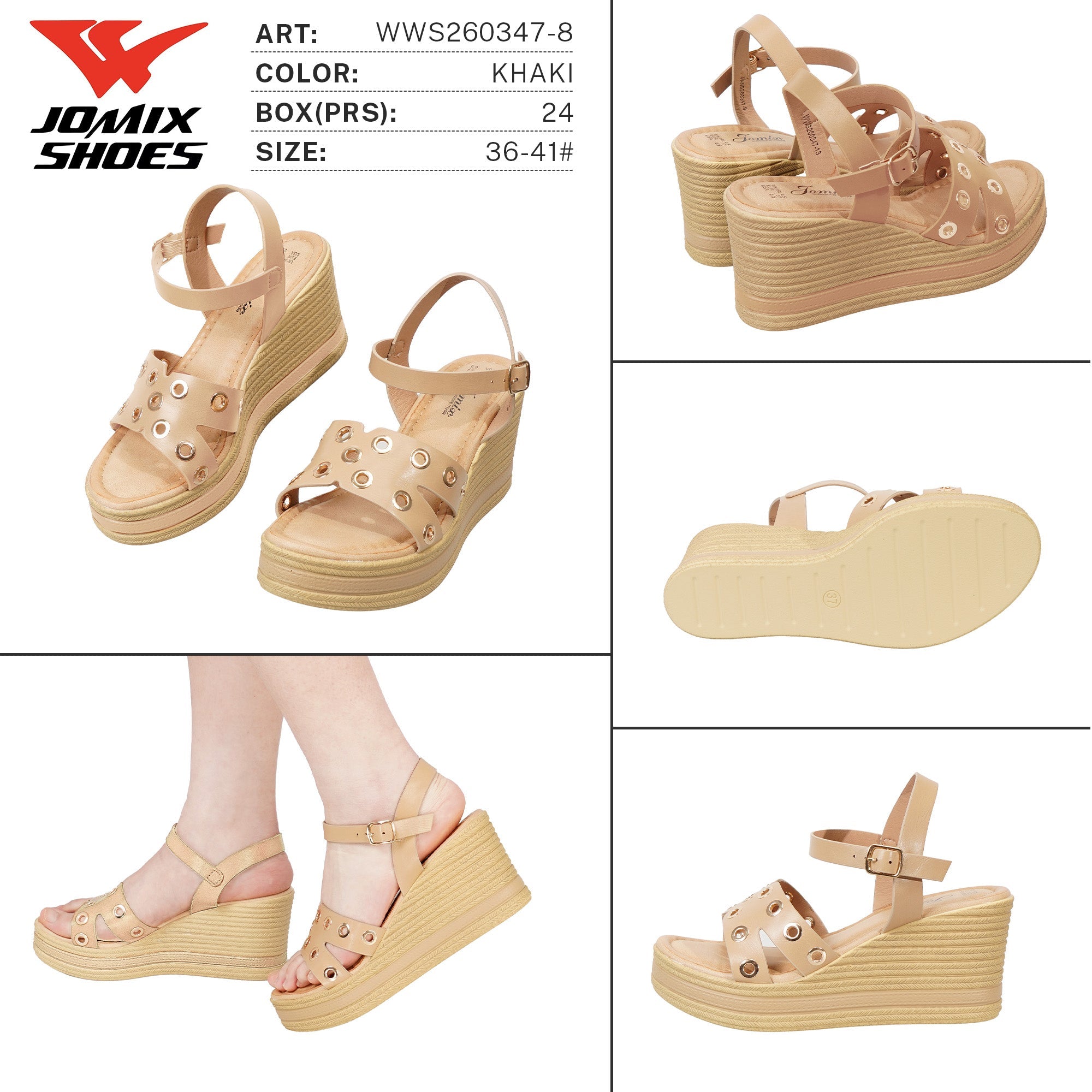 Sandali da Donna WWS260347-8 - Fornitura all'ingrosso di Sandali Donna da Jomix Shoes B2B