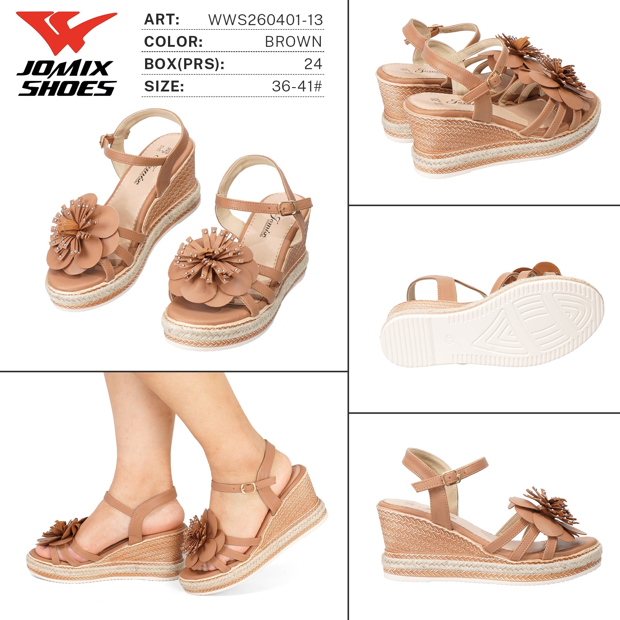 Sandali da Donna WWS260401 - 13 - Fornitura all'ingrosso di Sandali Donna da Jomix Shoes B2B