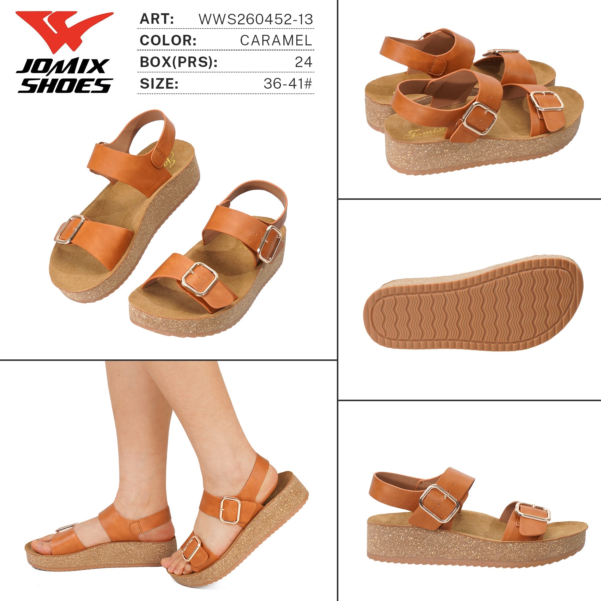 Sandali da Donna WWS260452 - 13 - Fornitura all'ingrosso di Sandali Donna da Jomix Shoes B2B