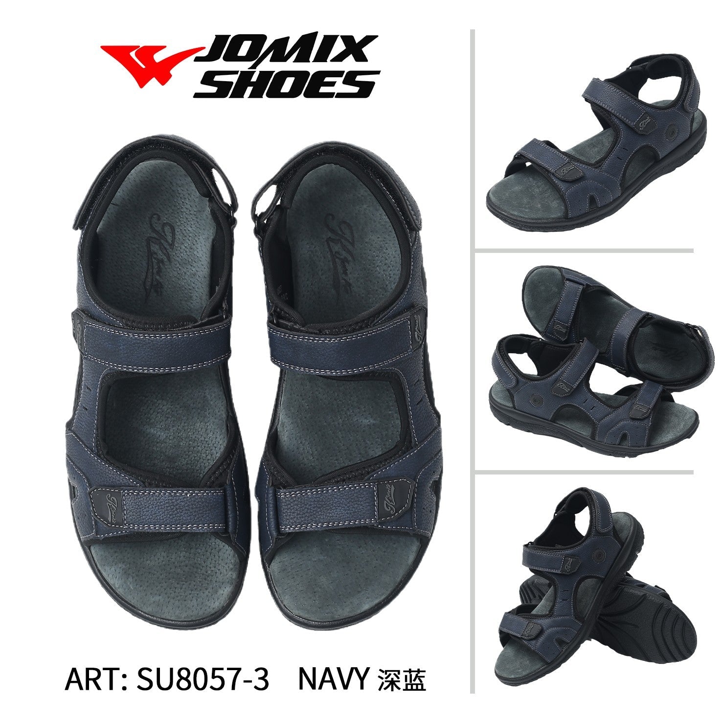 Sandali da uomo Jomix Shoes SU8057 - 3 - Fornitura all'ingrosso di Sandali Uomo da Jomix Shoes B2B