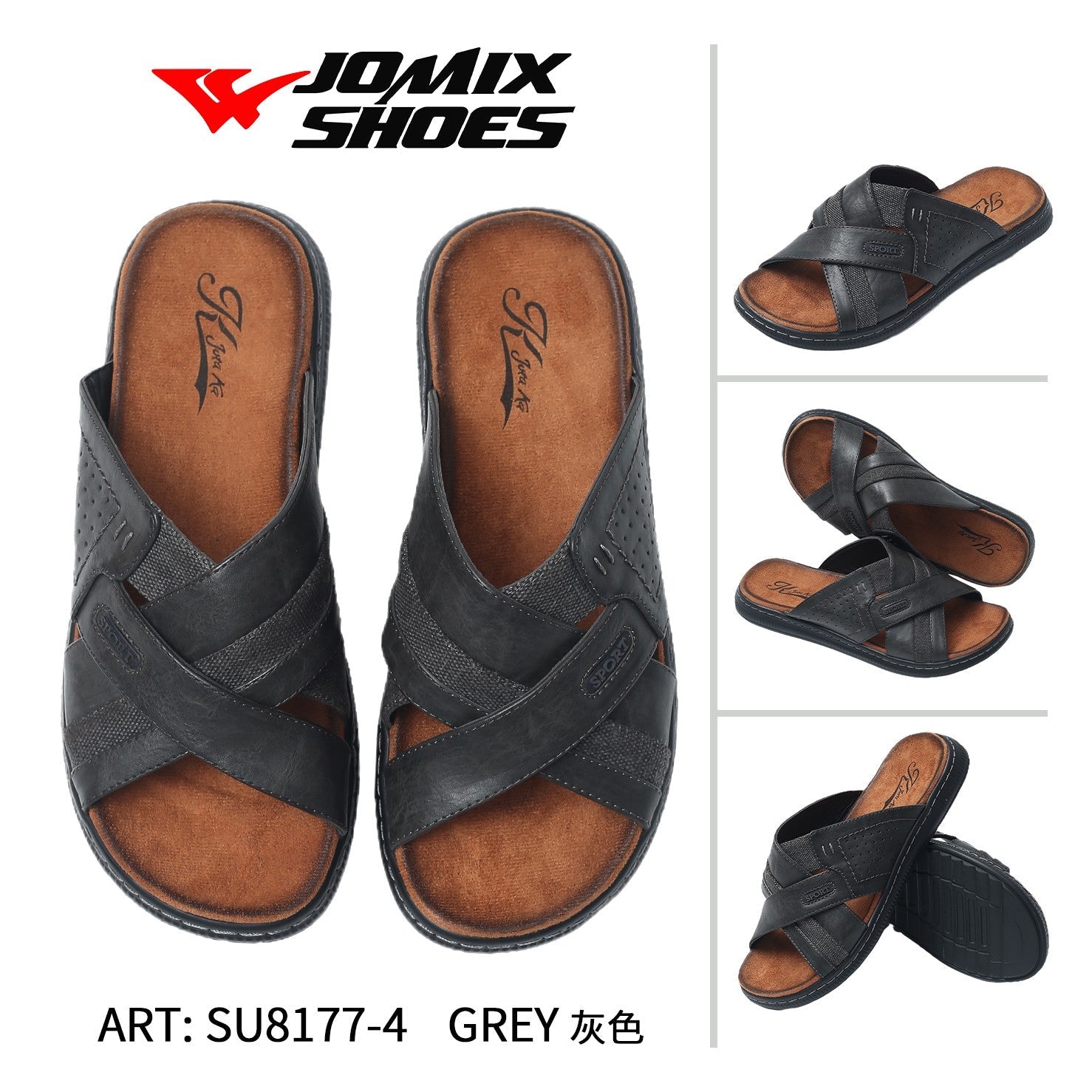Sandali da uomo Jomix Shoes SU8177 - 4 - Fornitura all'ingrosso di Sandali Uomo da Jomix Shoes B2B