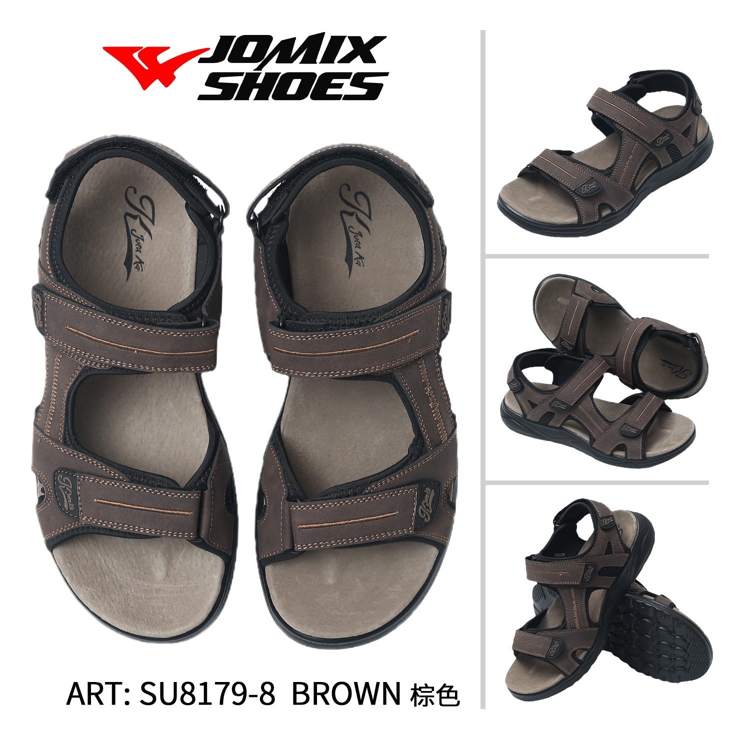 Sandali da uomo Jomix Shoes SU8179 - 8 - Fornitura all&#39;ingrosso di Sandali Uomo da Jomix Shoes B2B