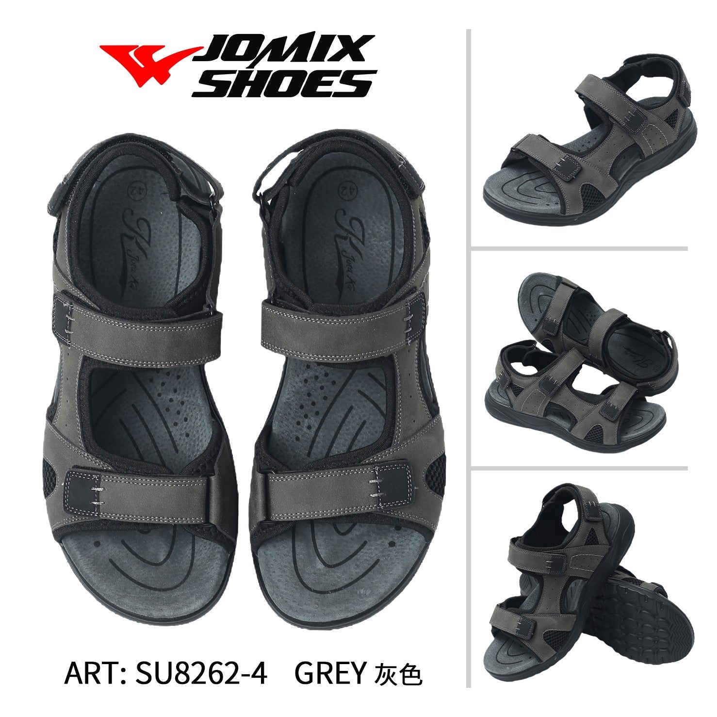Sandali da uomo Jomix Shoes SU8262 - 4 - Fornitura all&#39;ingrosso di Sandali Uomo da Jomix Shoes B2B