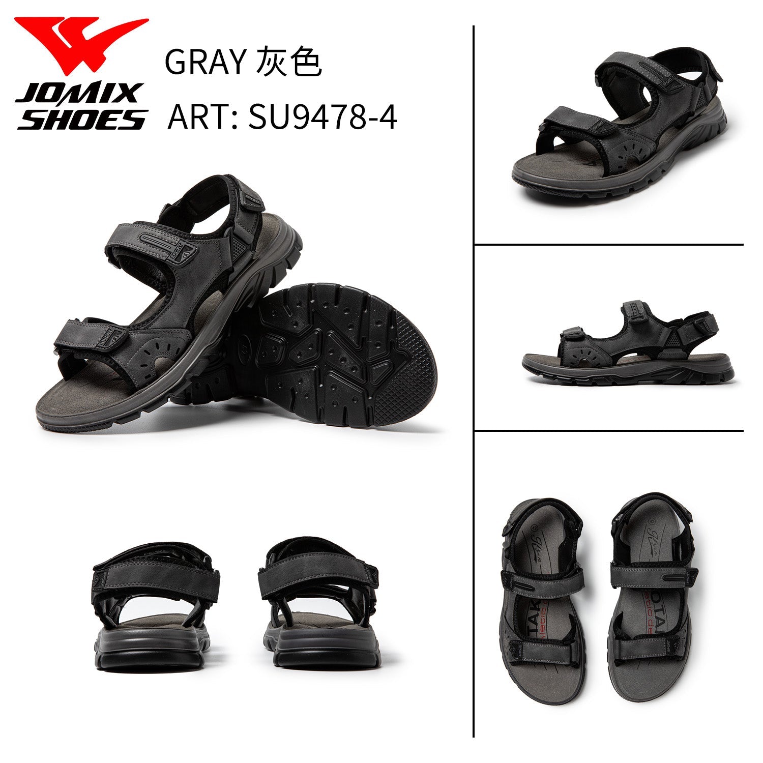 Sandali da uomo Jomix Shoes Su9478 - 4 - Fornitura all'ingrosso di Sandali Uomo da Jomix Shoes B2B