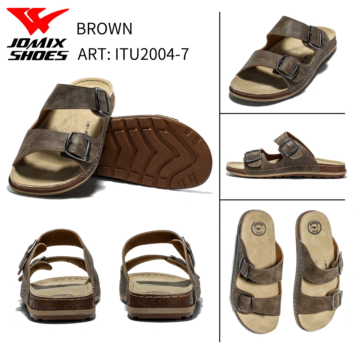 Sandali Da Uomo Made In Italy ITU2004 - 7 - Fornitura all'ingrosso di Sandali Uomo da Jomix Shoes B2B