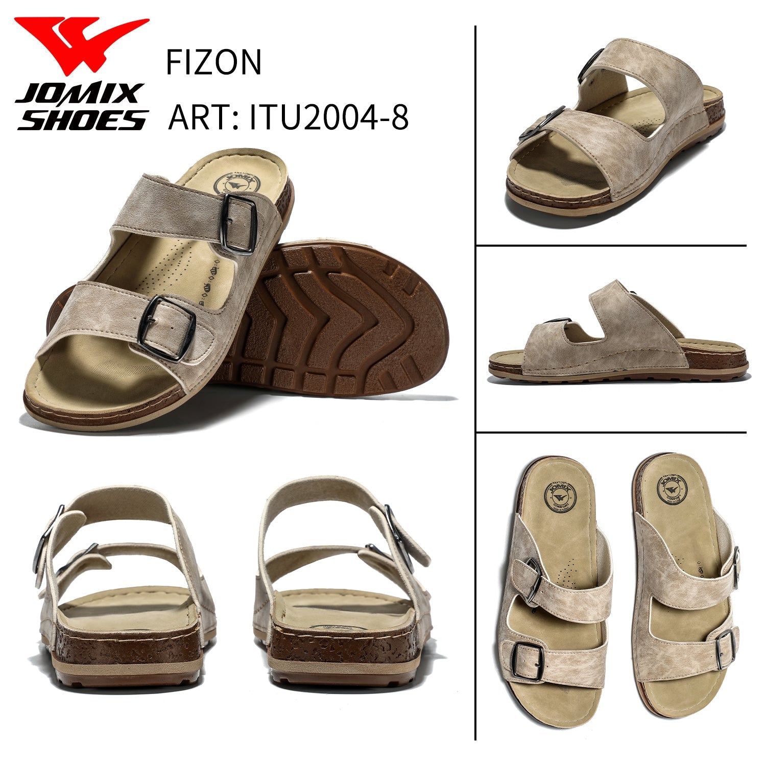 Sandali Da Uomo Made In Italy ITU2004 - 8 - Fornitura all'ingrosso di Sandali Uomo da Jomix Shoes B2B