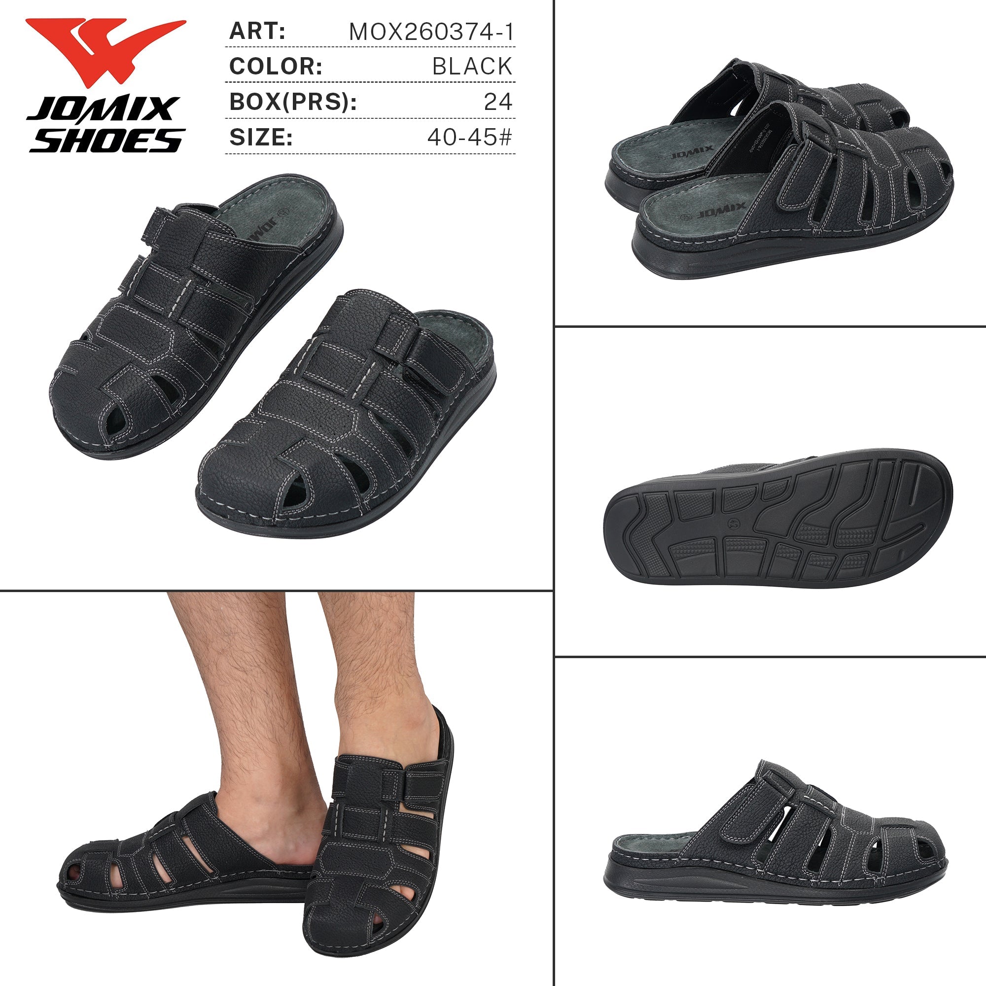 Sandali da Uomo MOX260374-1 - Fornitura all'ingrosso di Sandali Uomo da Jomix Shoes B2B