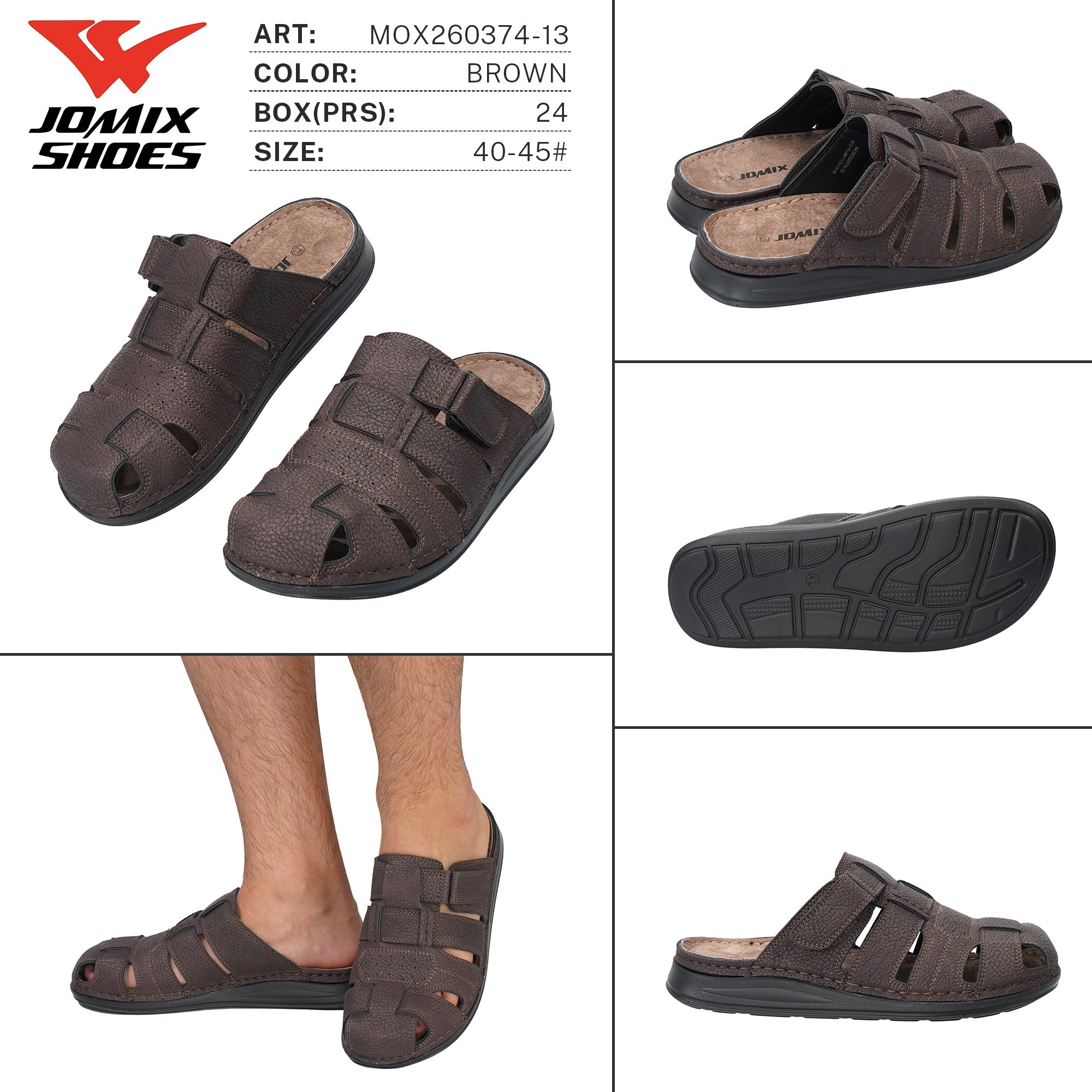Sandali da Uomo MOX260374-13 - Fornitura all'ingrosso di Sandali Uomo da Jomix Shoes B2B