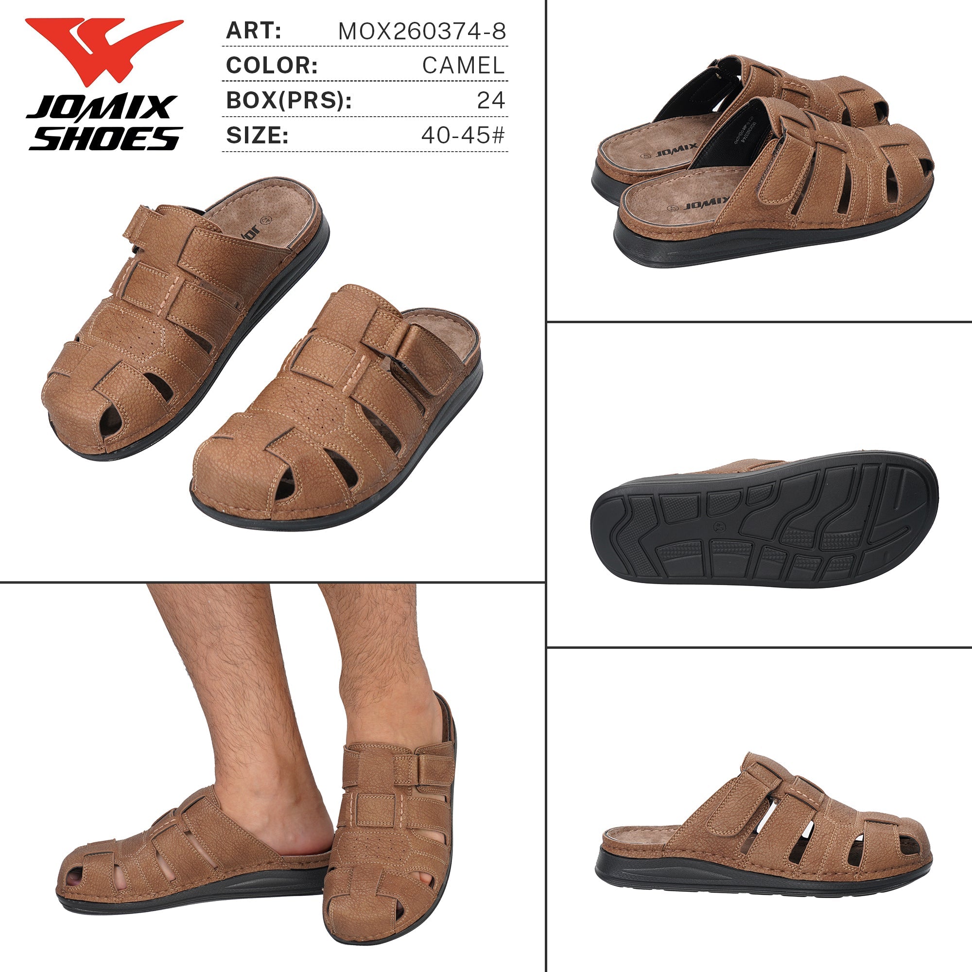 Sandali da Uomo MOX260374-8 - Fornitura all'ingrosso di Sandali Uomo da Jomix Shoes B2B
