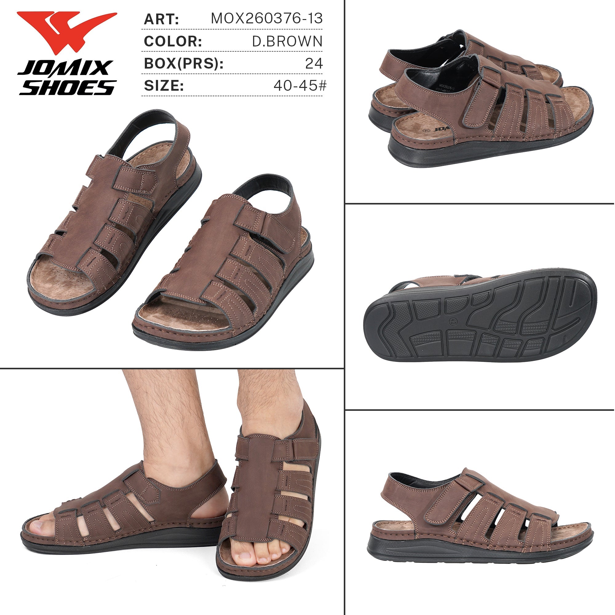 Sandali da Uomo MOX260376-13 - Fornitura all'ingrosso di Sandali Uomo da Jomix Shoes B2B