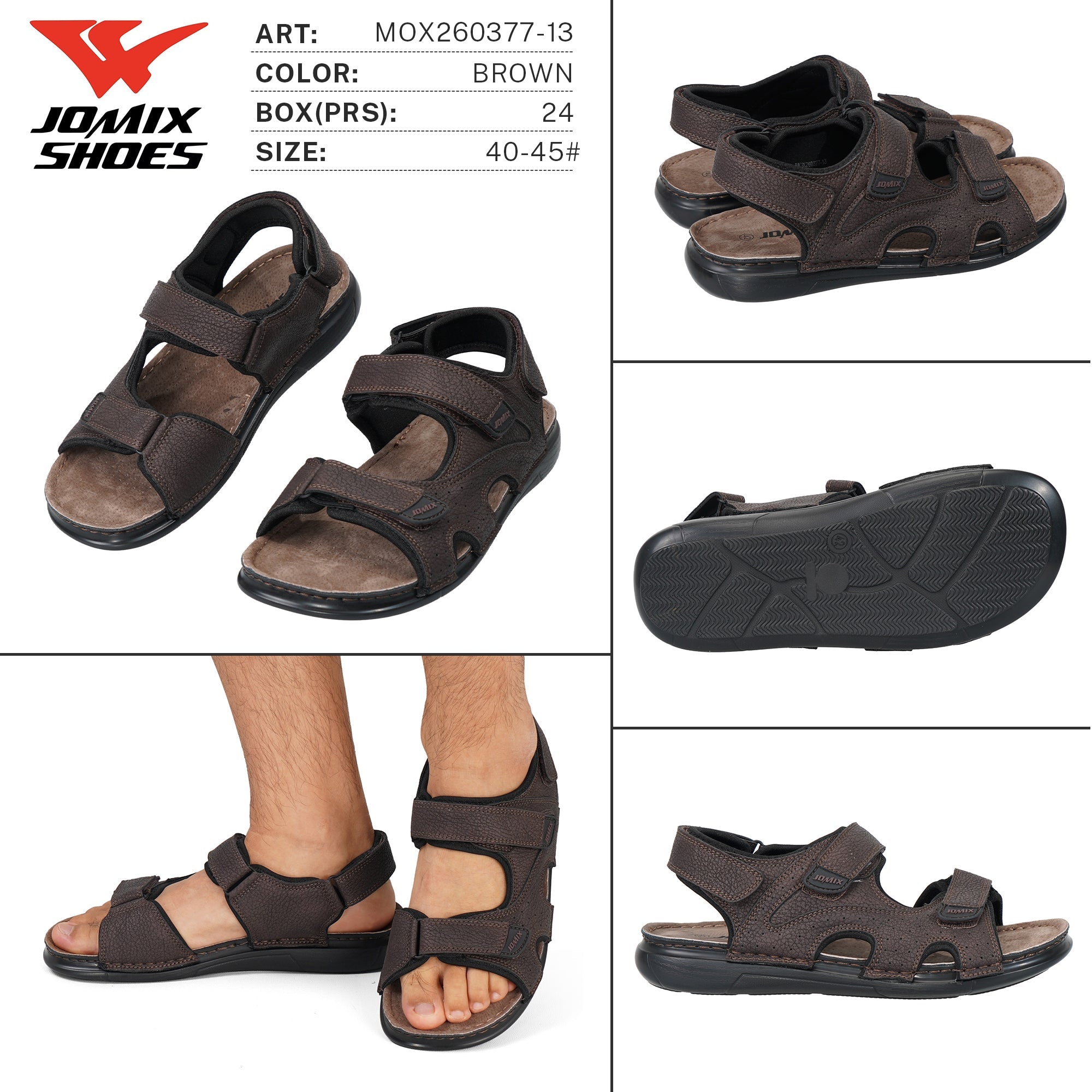 Sandali da Uomo MOX260377-13 - Fornitura all'ingrosso di Sandali Uomo da Jomix Shoes B2B