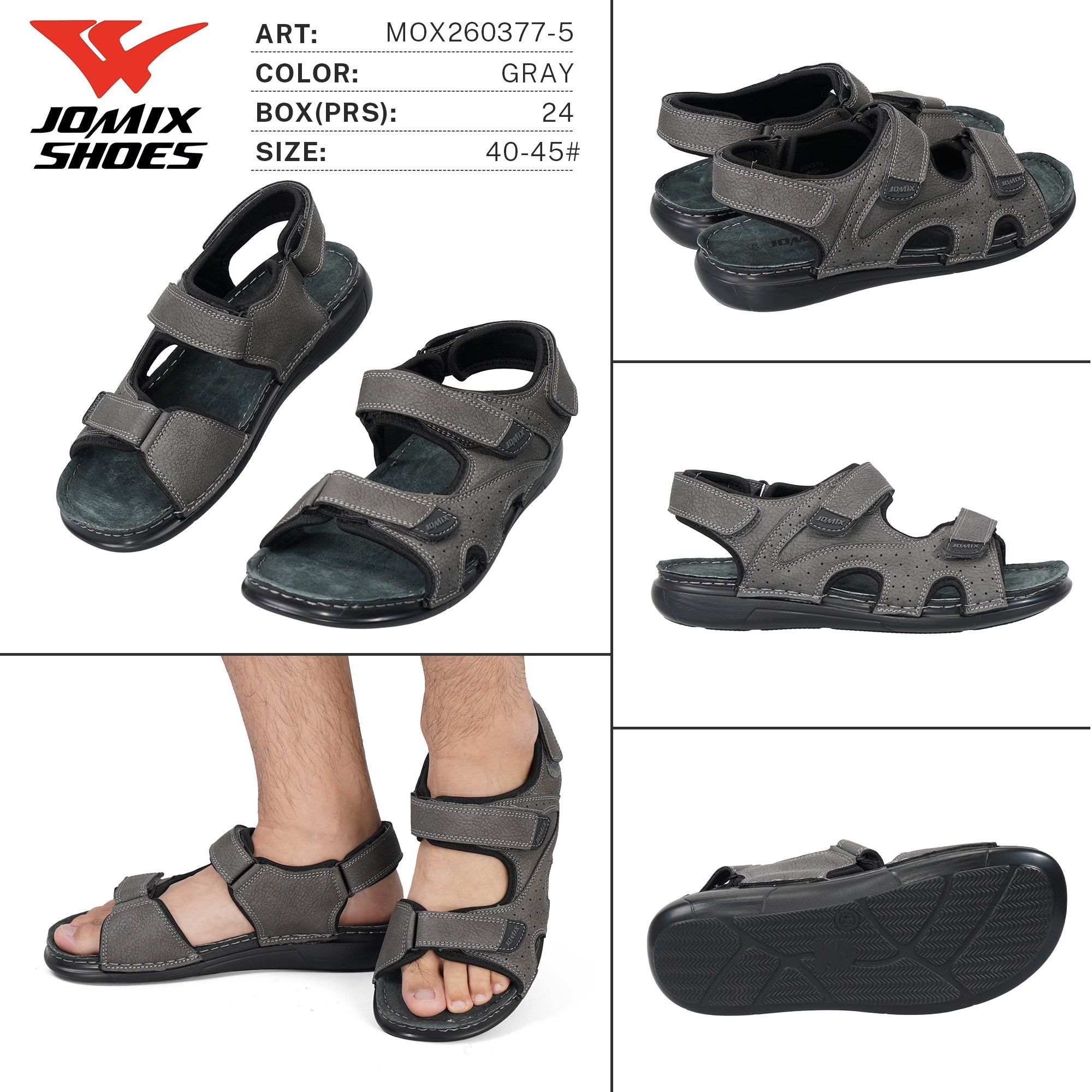Sandali da Uomo MOX260377-5 - Fornitura all'ingrosso di Sandali Uomo da Jomix Shoes B2B