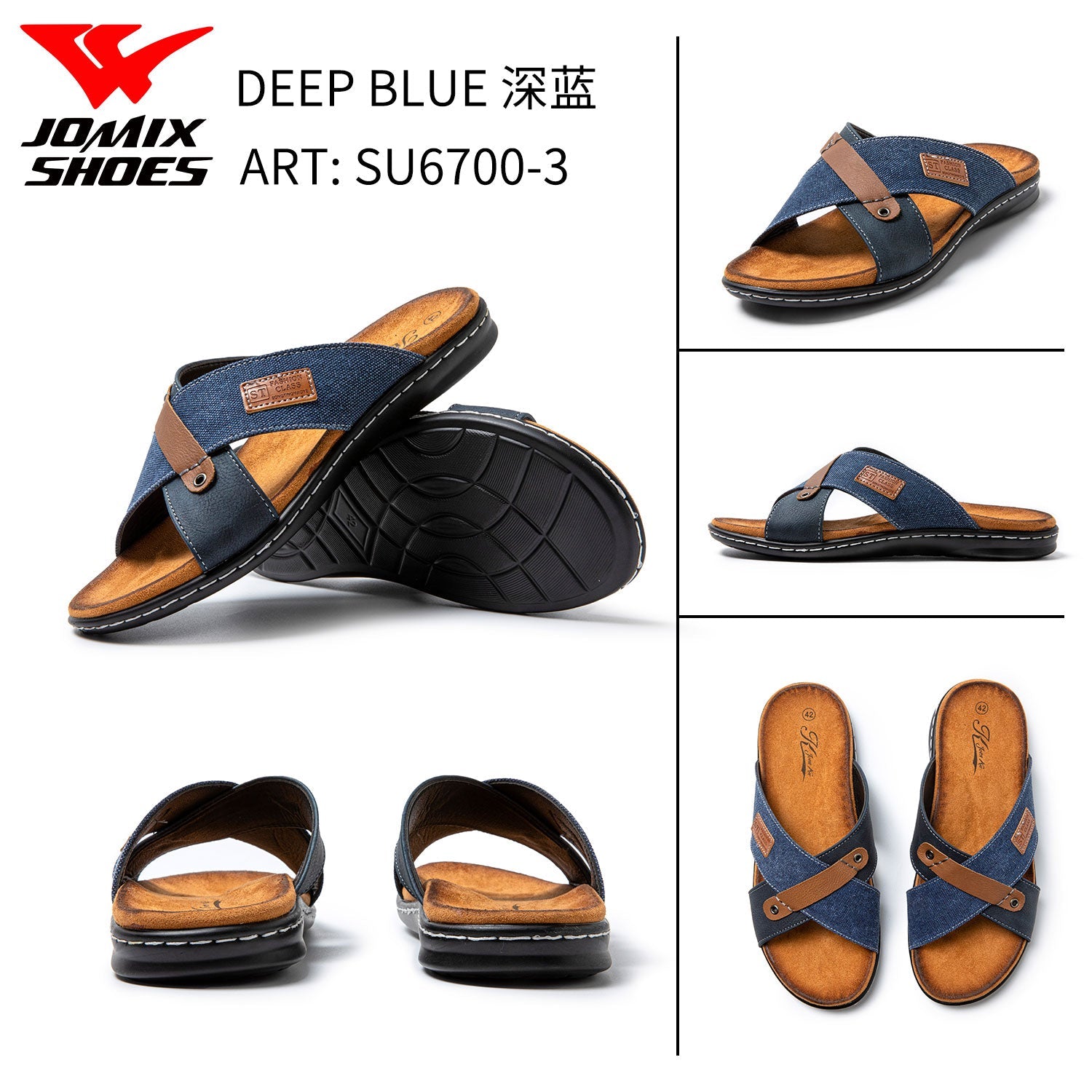 Sandali Da Uomo Su6700 - 3 - Fornitura all&#39;ingrosso di Sandali Uomo da Jomix Shoes B2B