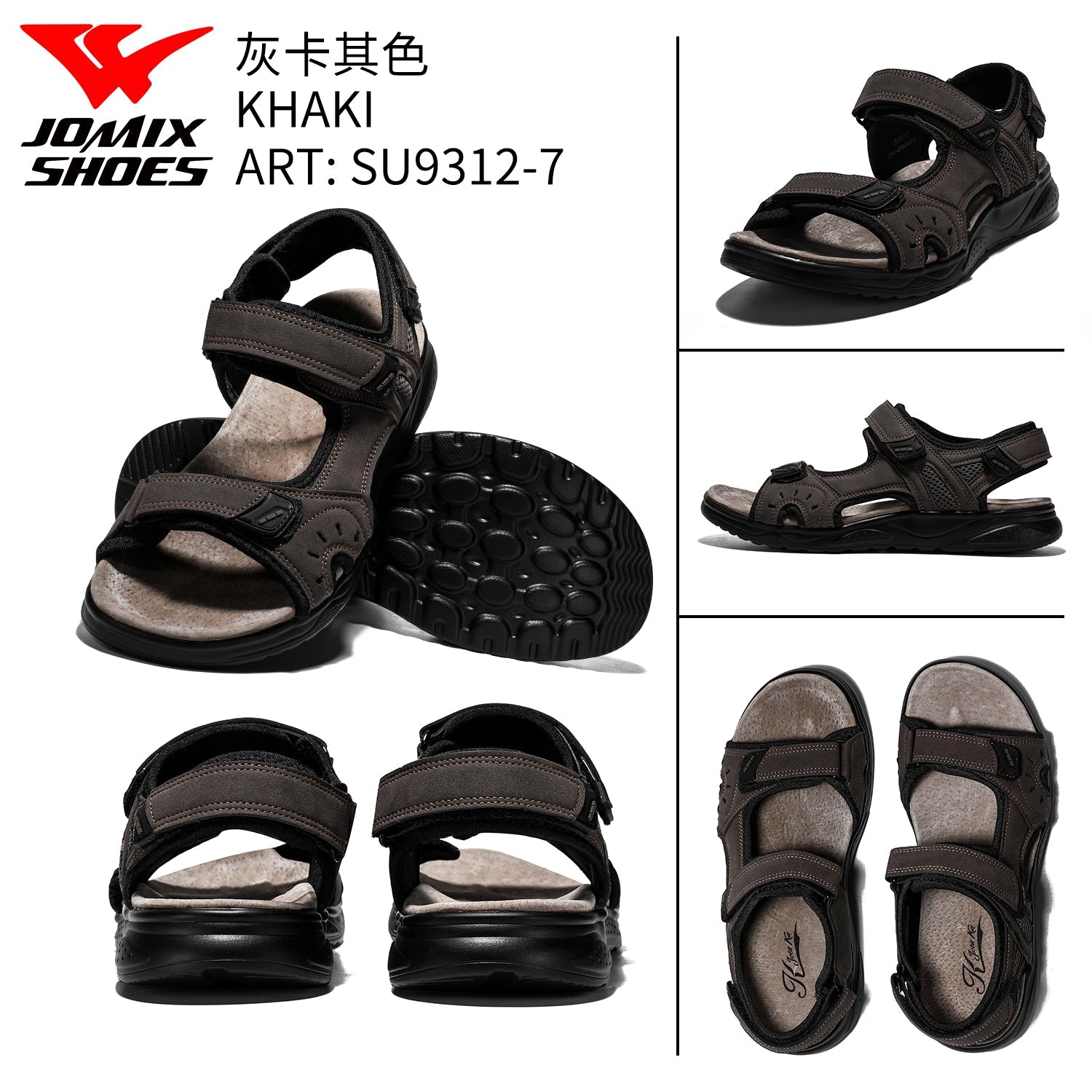 Sandali Da Uomo Su9312 - 7 - Fornitura all'ingrosso di Sandali Uomo da Jomix Shoes B2B