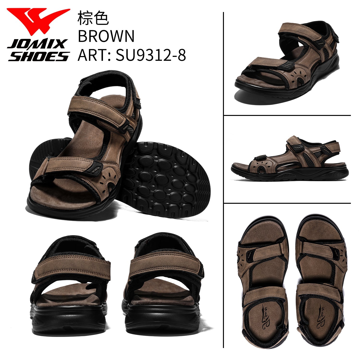 Sandali Da Uomo Su9312 - 8 - Fornitura all'ingrosso di Sandali Uomo da Jomix Shoes B2B