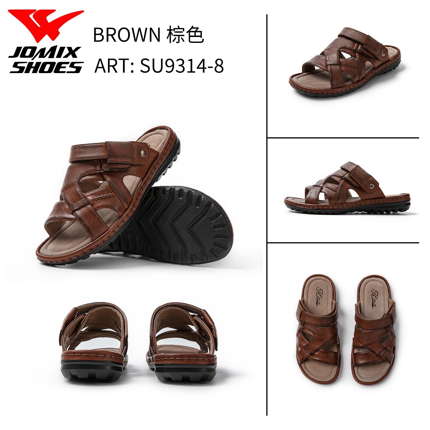 Sandali Da Uomo Su9314 - 8 - Fornitura all'ingrosso di Sandali Uomo da Jomix Shoes B2B