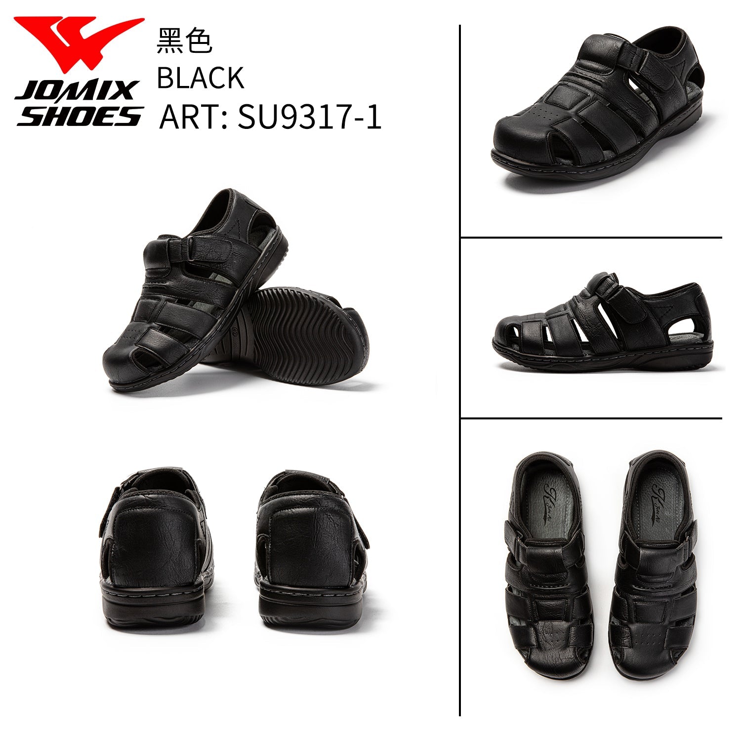 Sandali Da Uomo Su9317 - 1 - Fornitura all'ingrosso di Sandali Uomo da Jomix Shoes B2B