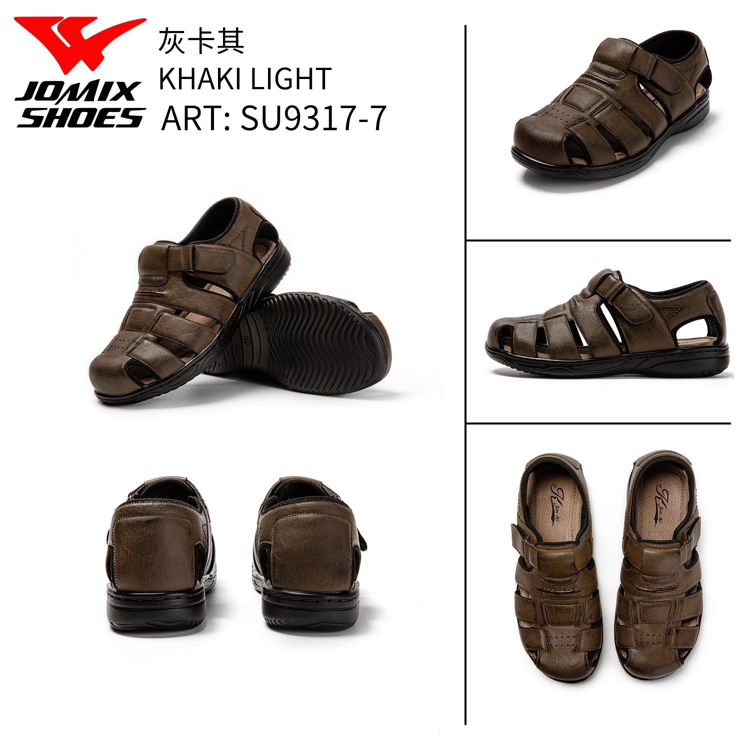 Sandali Da Uomo Su9317 - 7 - Fornitura all'ingrosso di Sandali Uomo da Jomix Shoes B2B