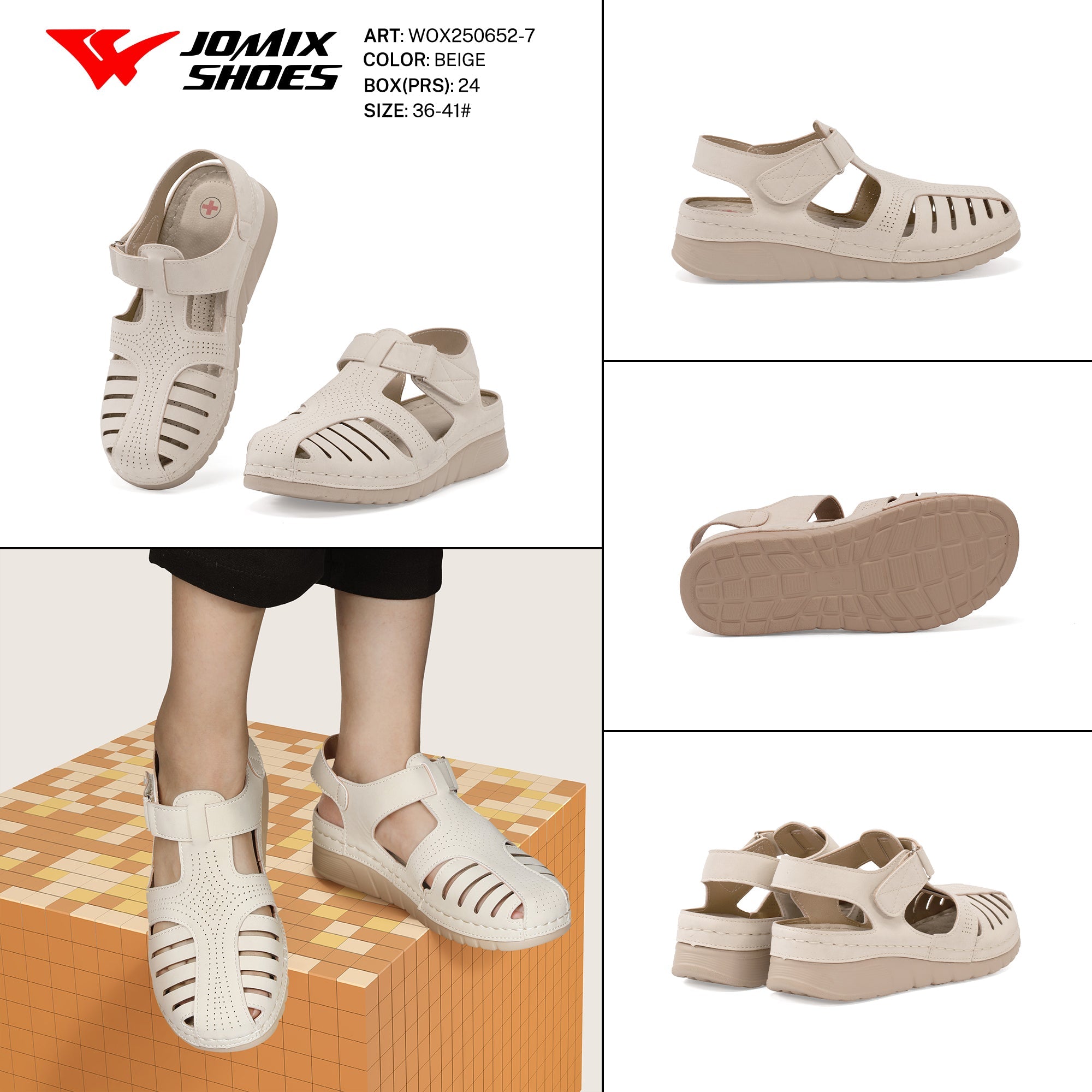 Sandali Donna Aperti Wox250652 - 7 - Fornitura all'ingrosso di Sandali Donna da Jomix Shoes B2B