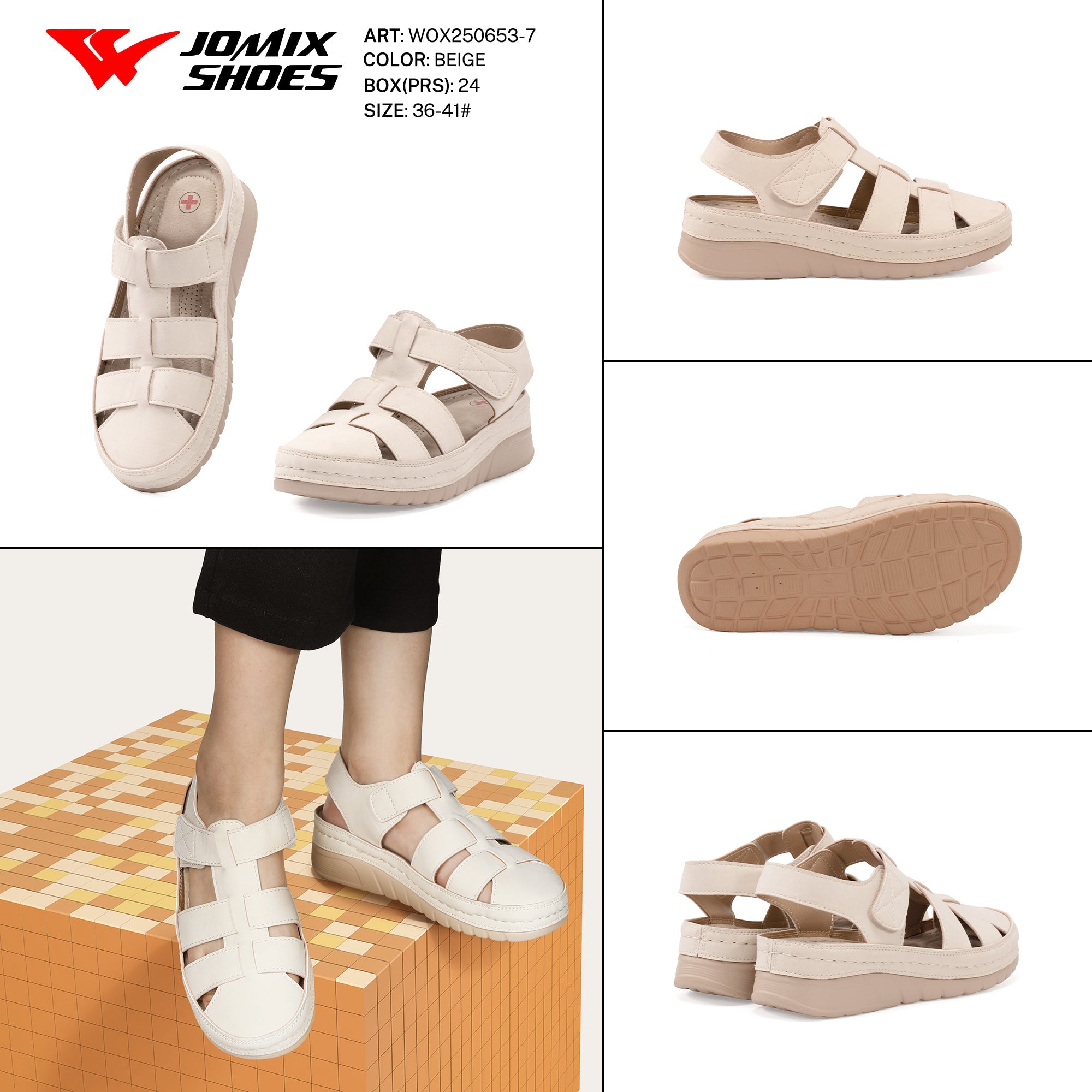 Sandali Donna Aperti Wox250653 - 7 - Fornitura all'ingrosso di Sandali Donna da Jomix Shoes B2B