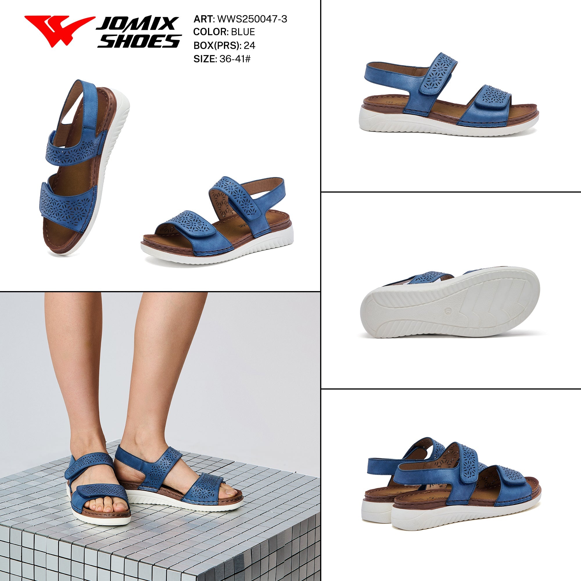 Sandali Donna Aperti Wws250047 - 3 - Fornitura all'ingrosso di Sandali Donna da Jomix Shoes B2B