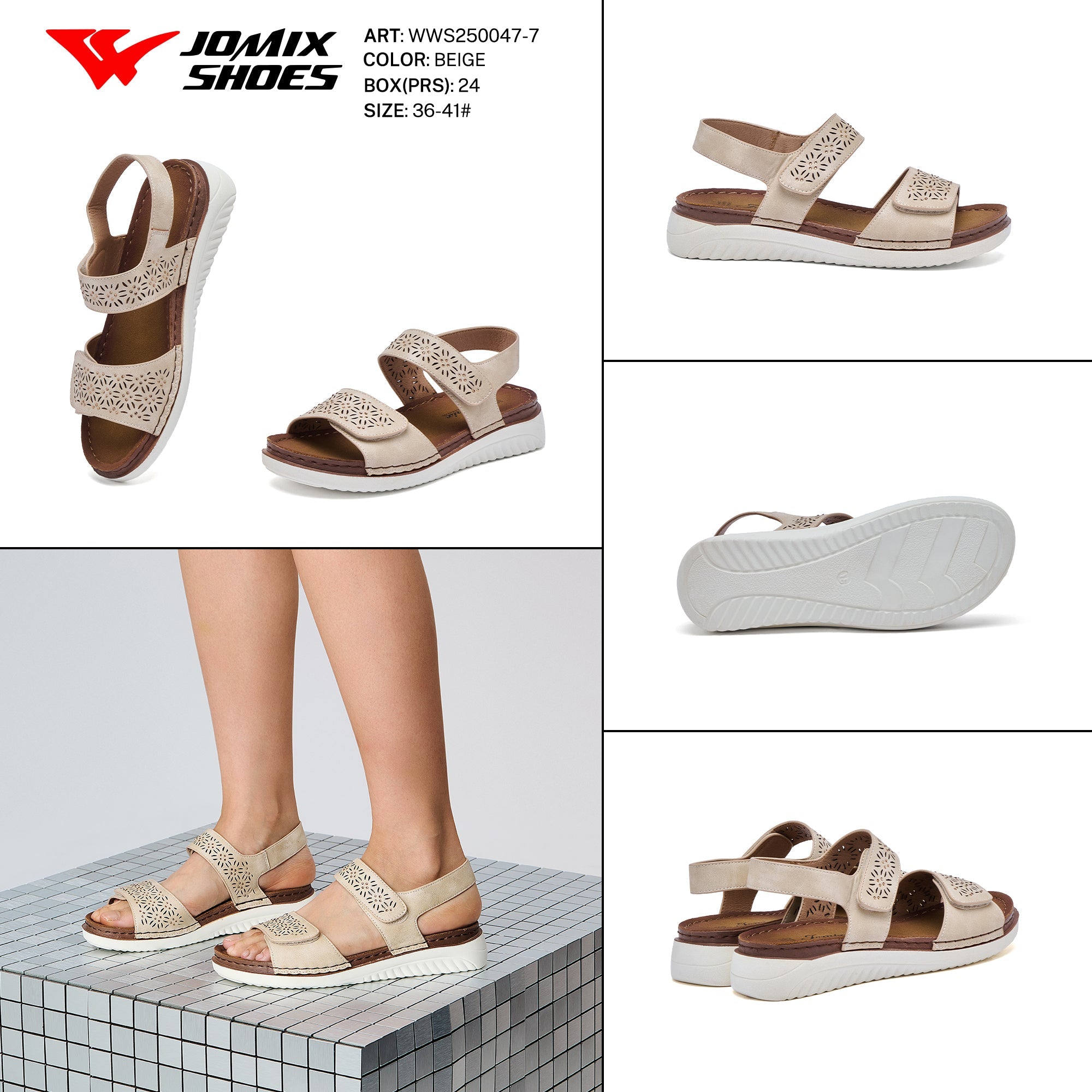 Sandali Donna Aperti Wws250047 - 7 - Fornitura all'ingrosso di Sandali Donna da Jomix Shoes B2B