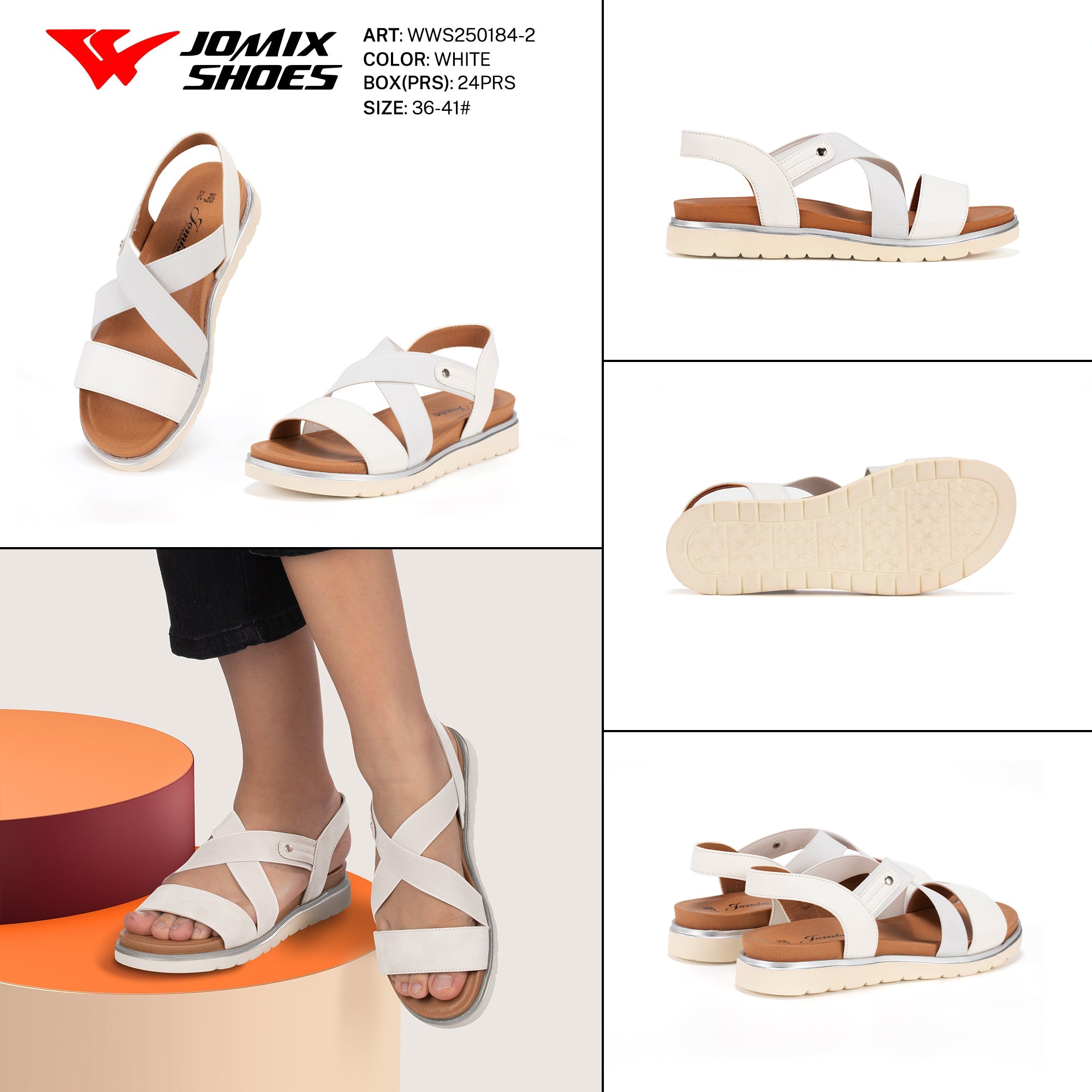 Sandali Donna Aperti Wws250184 - 2 - Fornitura all&#39;ingrosso di Sandali Donna da Jomix Shoes B2B