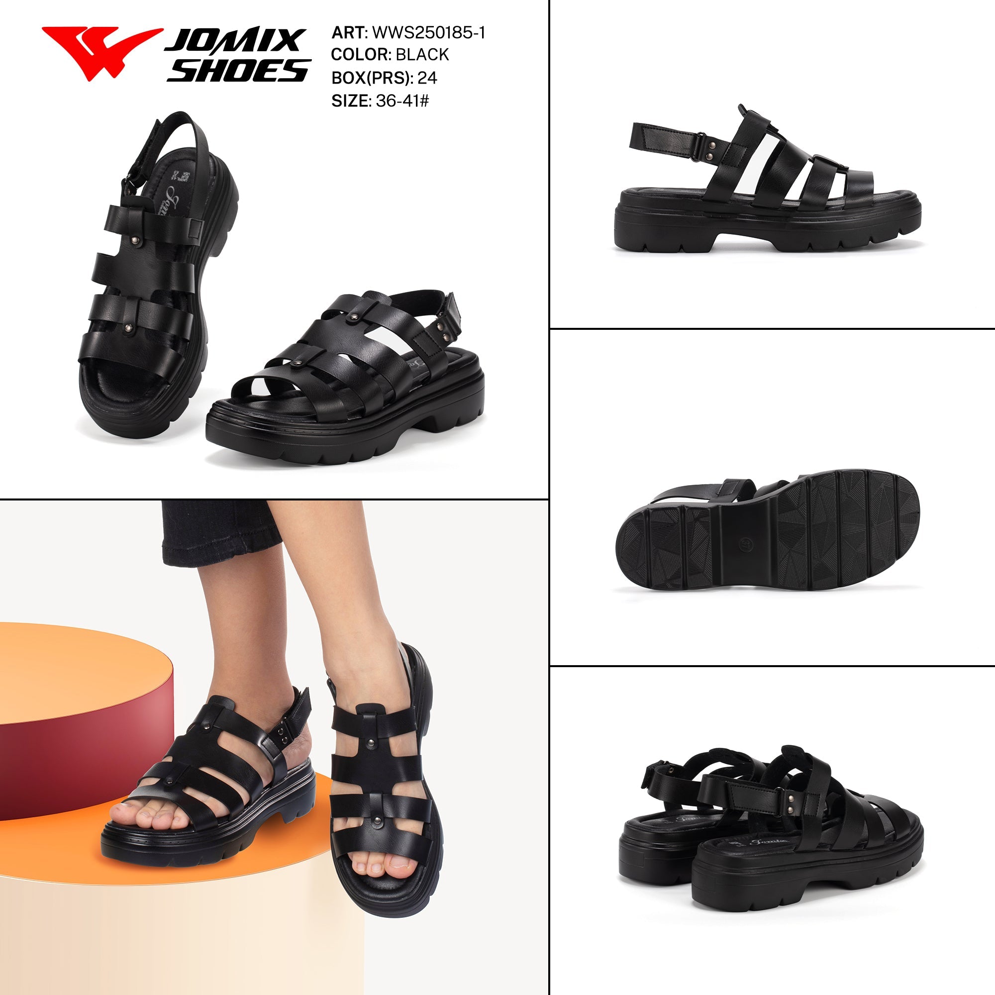 Sandali Donna Aperti Wws250185 - 1 - Fornitura all'ingrosso di Sandali Donna da Jomix Shoes B2B