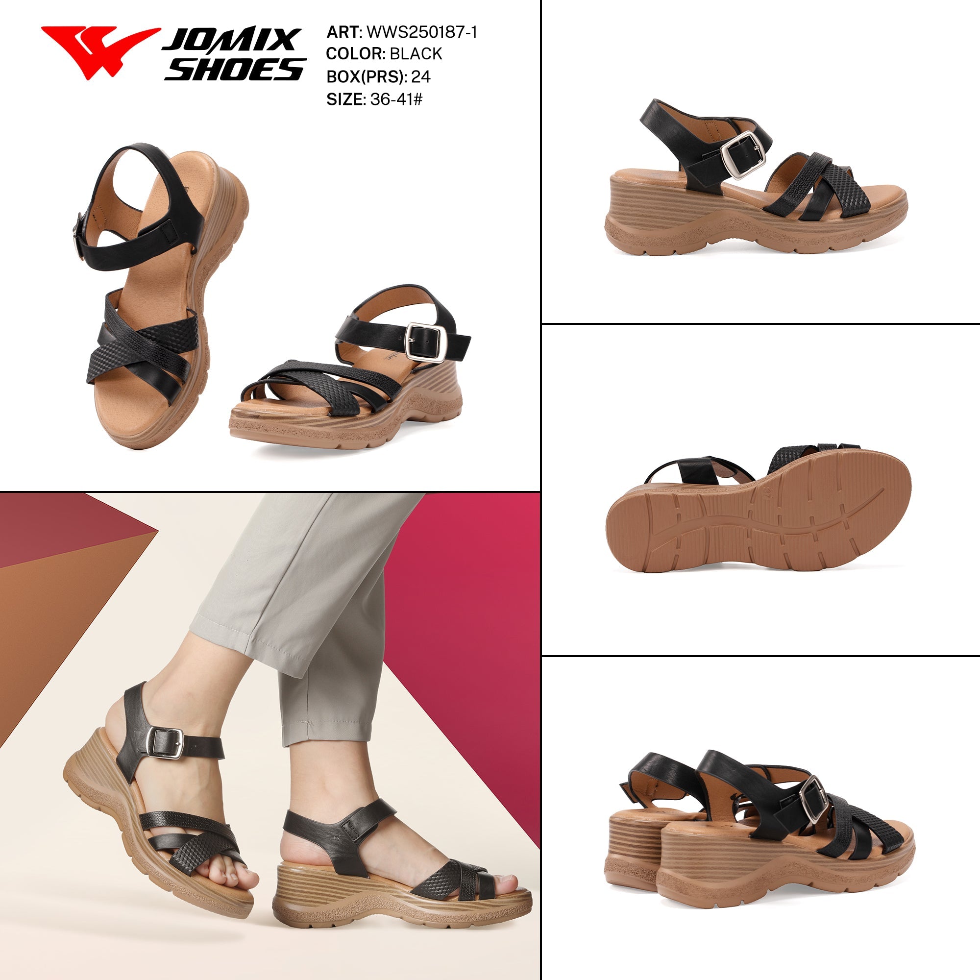 Sandali Donna Aperti Wws250187 - 1 - Fornitura all'ingrosso di Sandali Donna da Jomix Shoes B2B