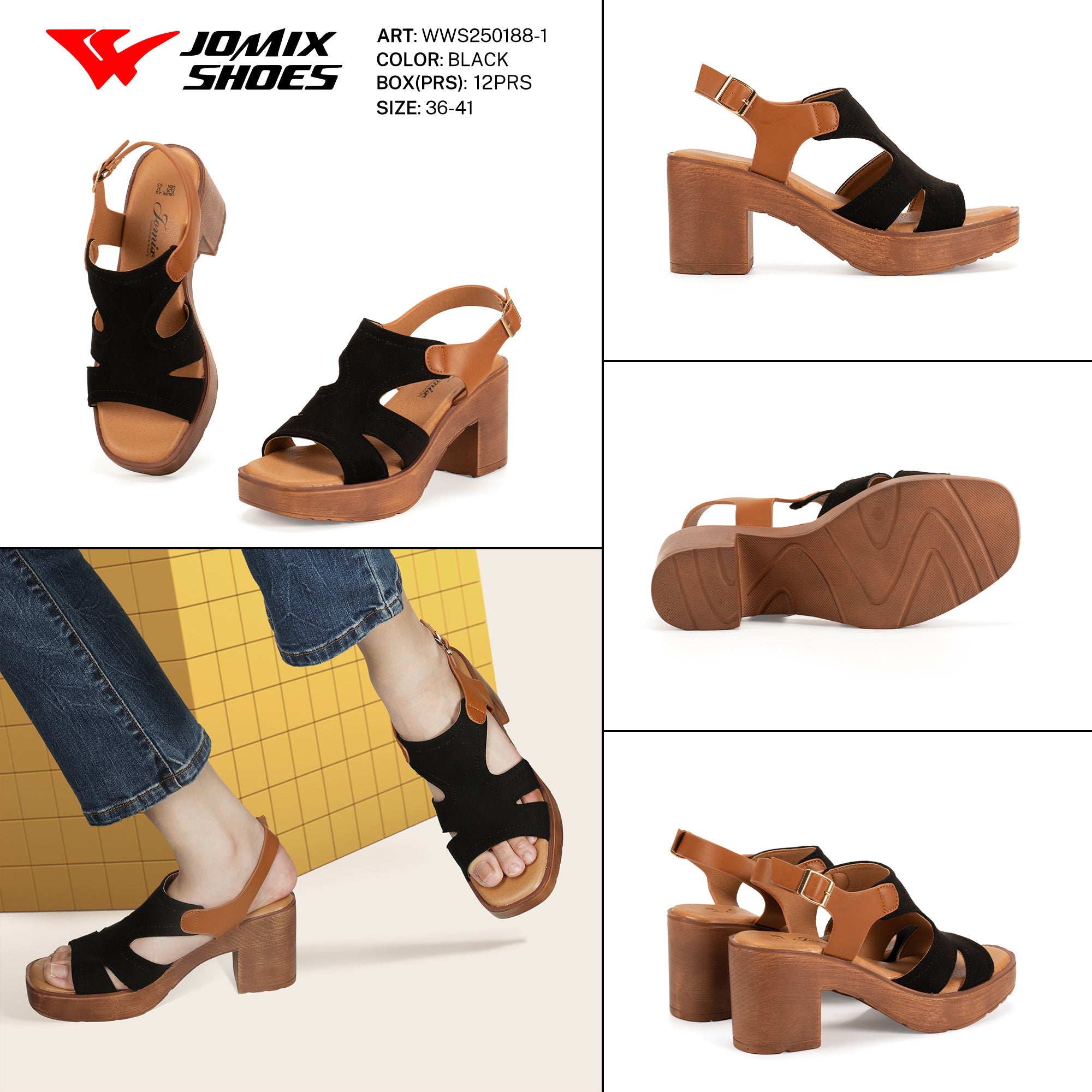 Sandali Donna Aperti Wws250188 - 1 - Fornitura all'ingrosso di Sandali Donna da Jomix Shoes B2B