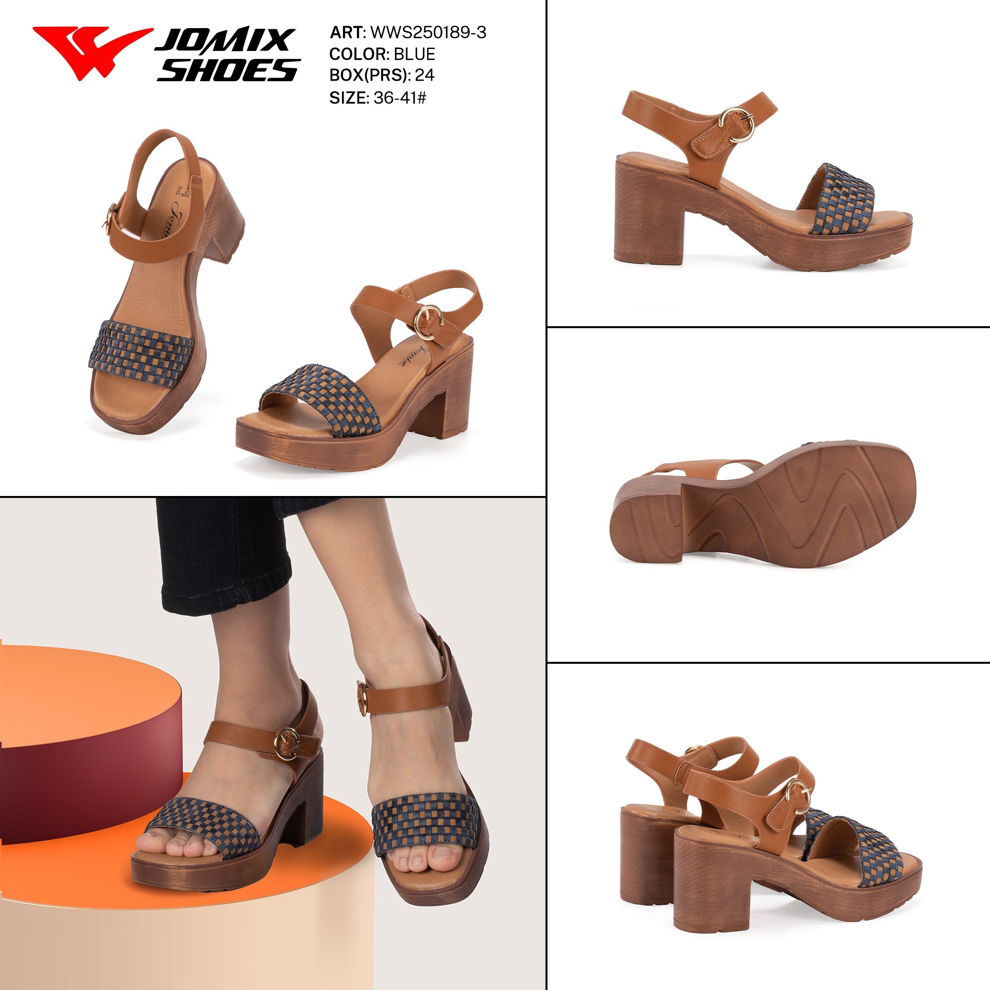 Sandali Donna Aperti Wws250189 - 3 - Fornitura all'ingrosso di Sandali Donna da Jomix Shoes B2B