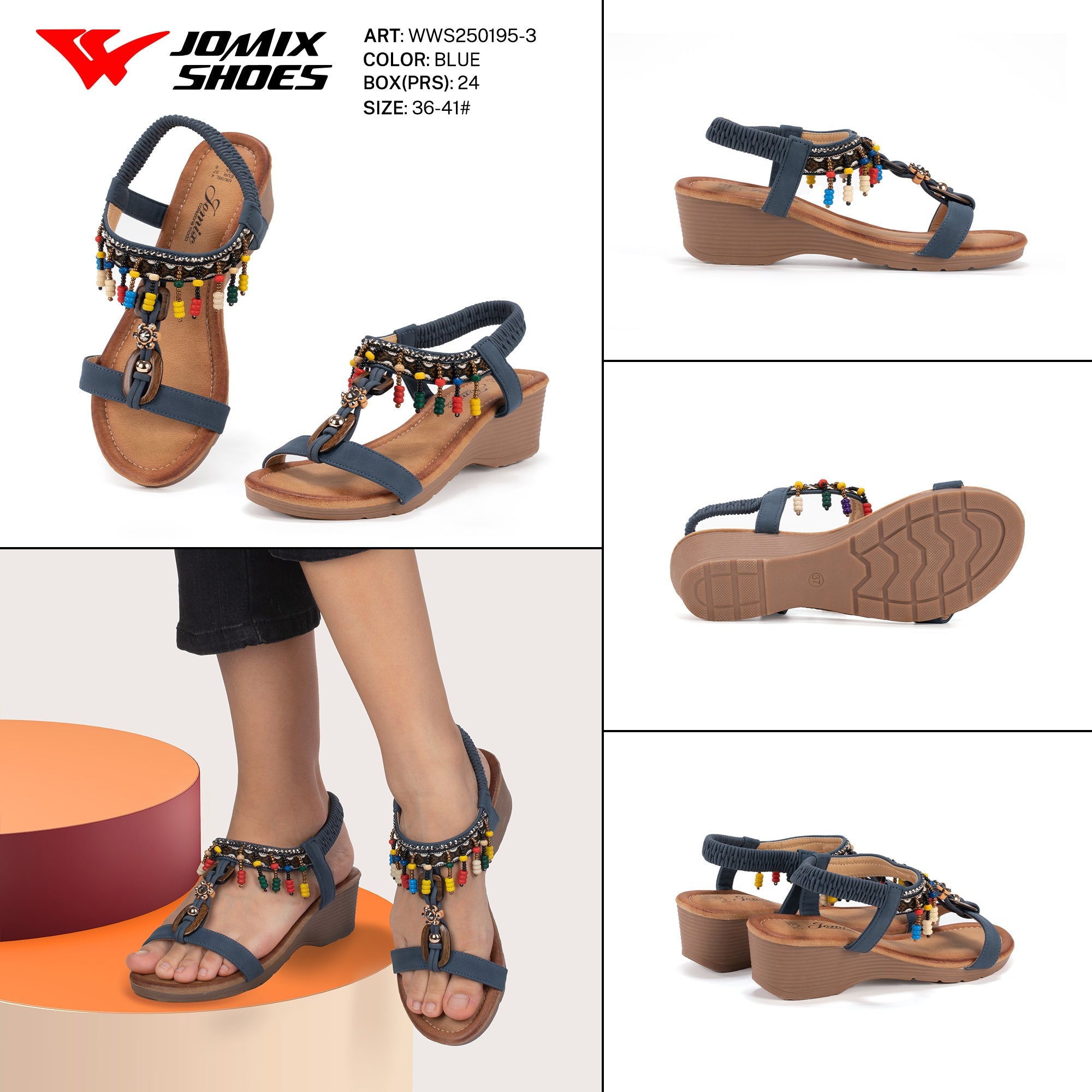 Sandali Donna Aperti Wws250195 - 3 - Fornitura all'ingrosso di Sandali Donna da Jomix Shoes B2B