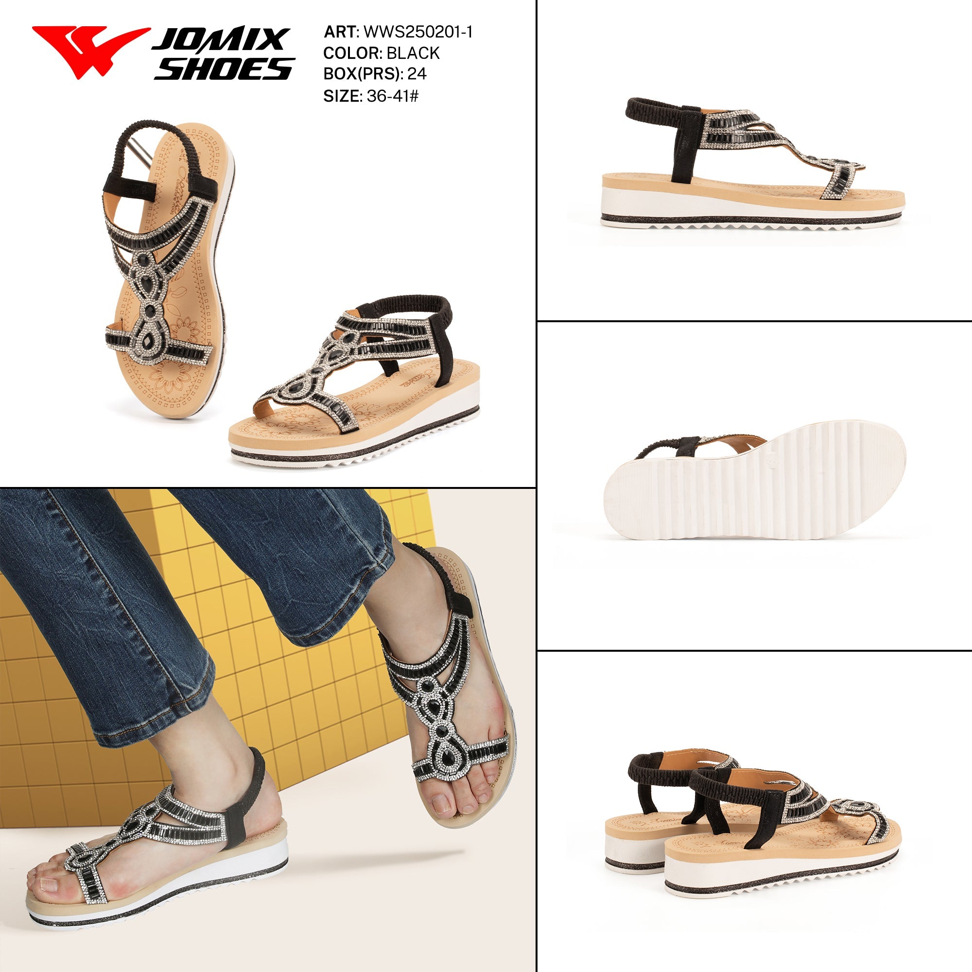 Sandali Donna Aperti Wws250201 - 1 - Fornitura all'ingrosso di Sandali Donna da Jomix Shoes B2B