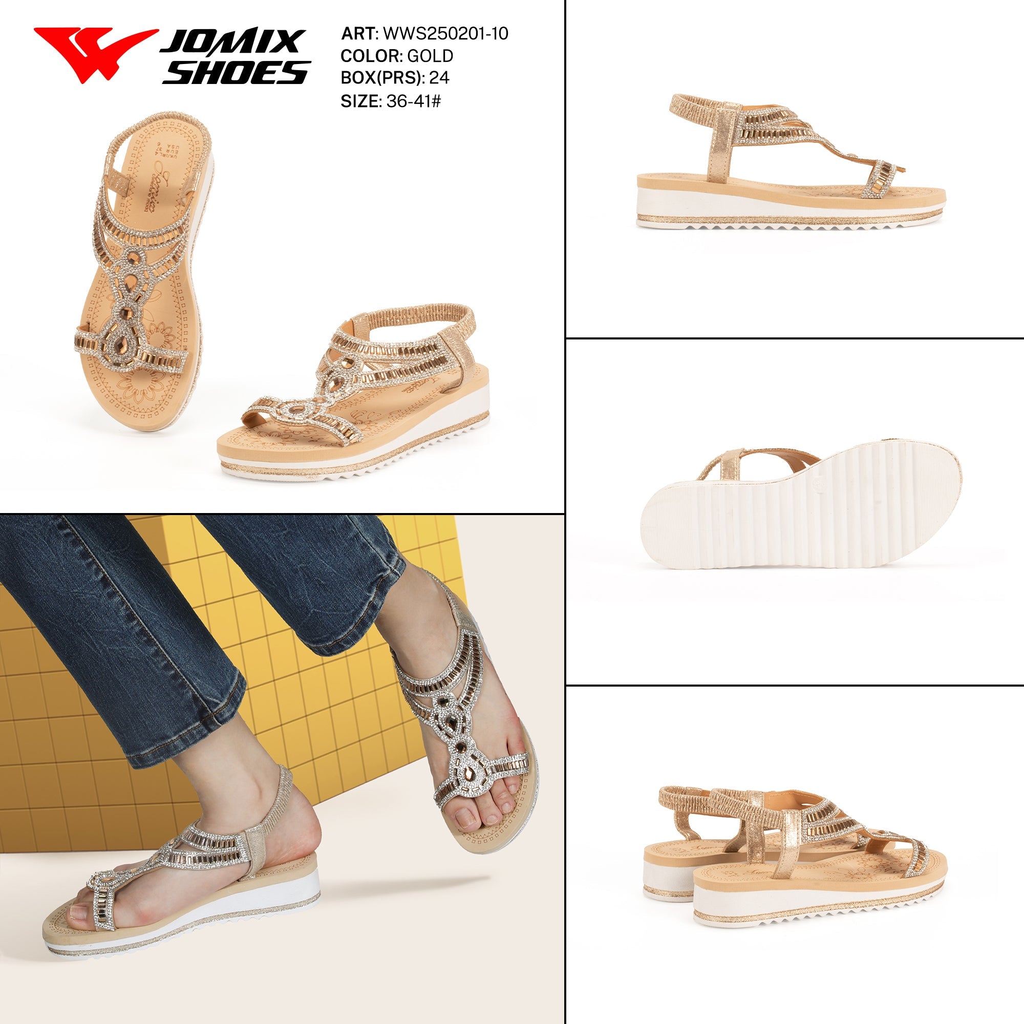 Sandali Donna Aperti Wws250201 - 10 - Fornitura all'ingrosso di Sandali Donna da Jomix Shoes B2B