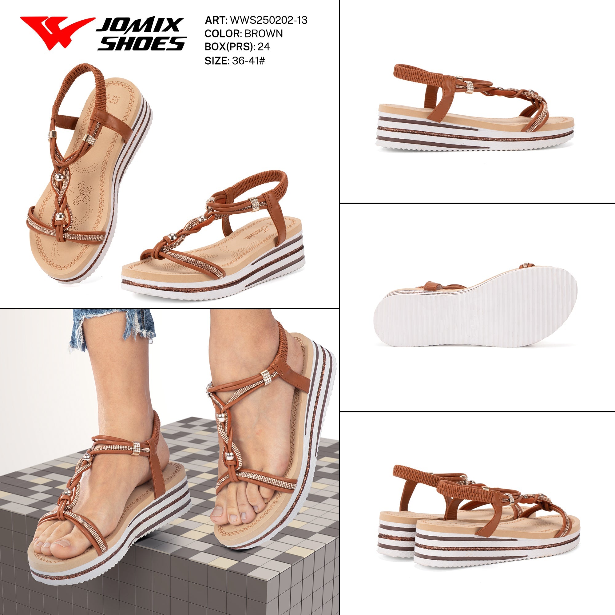 Sandali Donna Aperti Wws250202 - 13 - Fornitura all'ingrosso di Sandali Donna da Jomix Shoes B2B