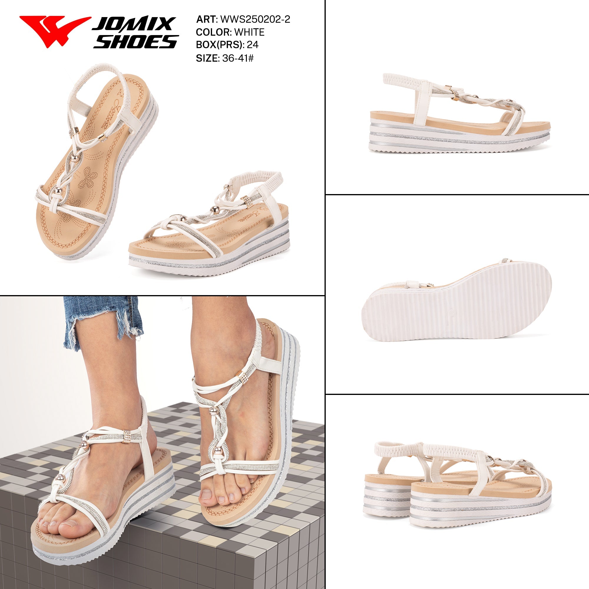 Sandali Donna Aperti Wws250202 - 2 - Fornitura all'ingrosso di Sandali Donna da Jomix Shoes B2B