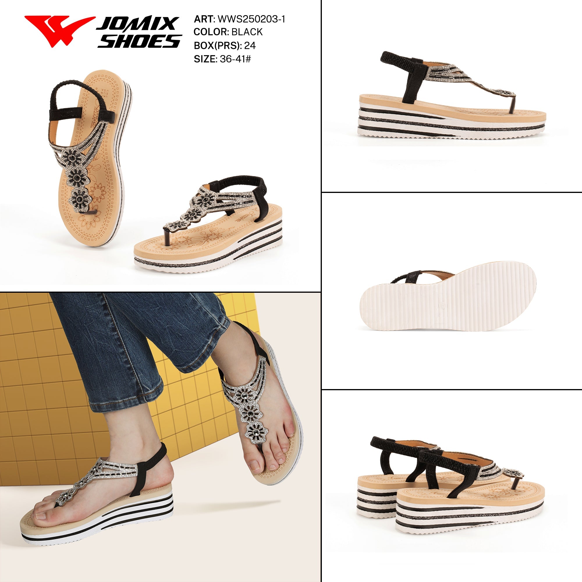 Sandali Donna Aperti Wws250203 - 1 - Fornitura all'ingrosso di Sandali Donna da Jomix Shoes B2B